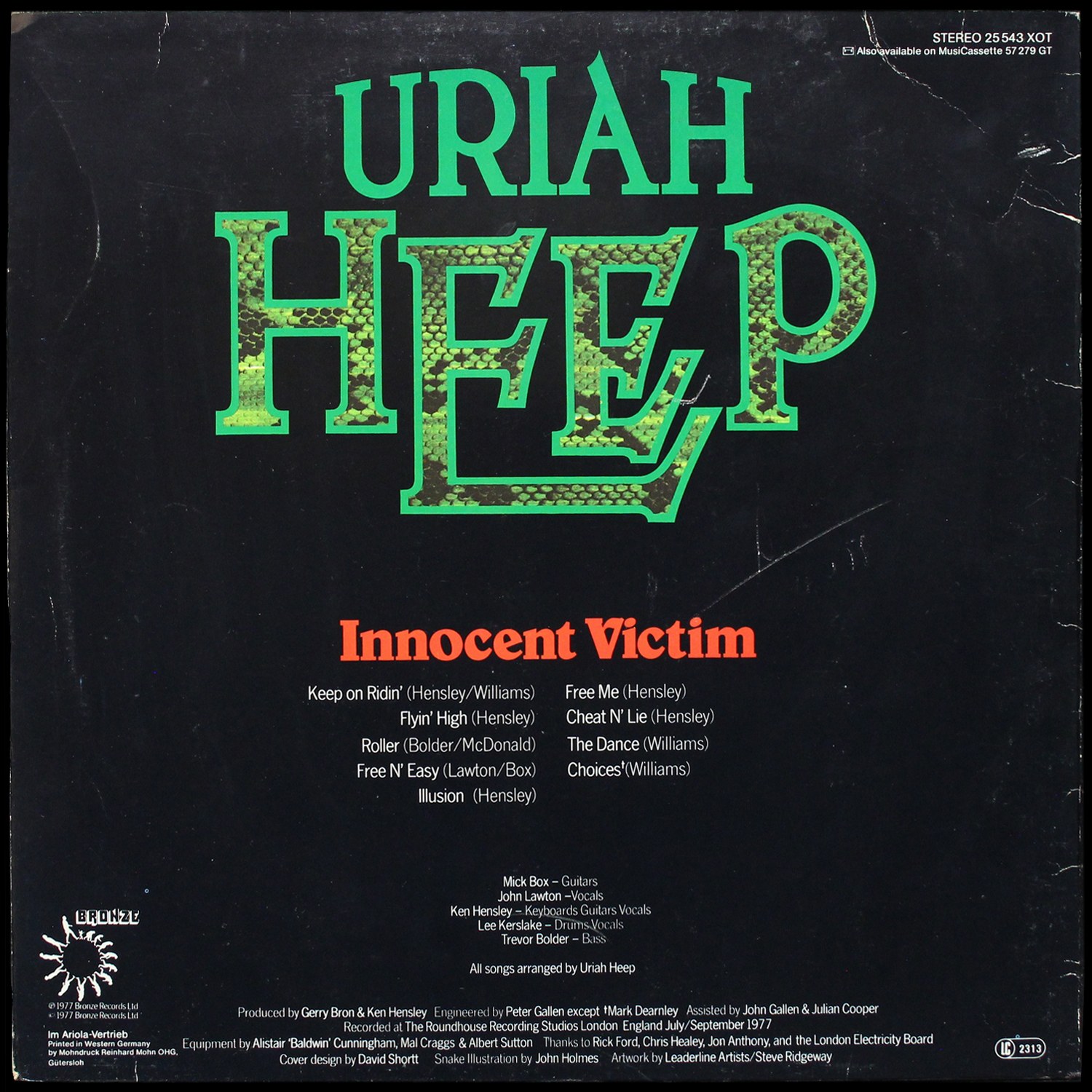 LP Uriah Heep — Innocent Victim фото 2