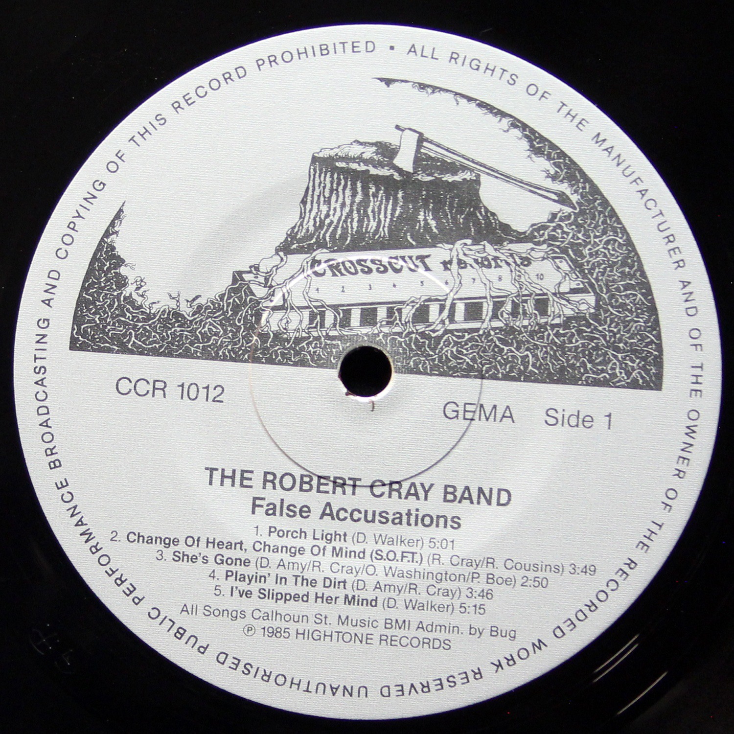 LP Robert Cray Band — False Accusations фото 2