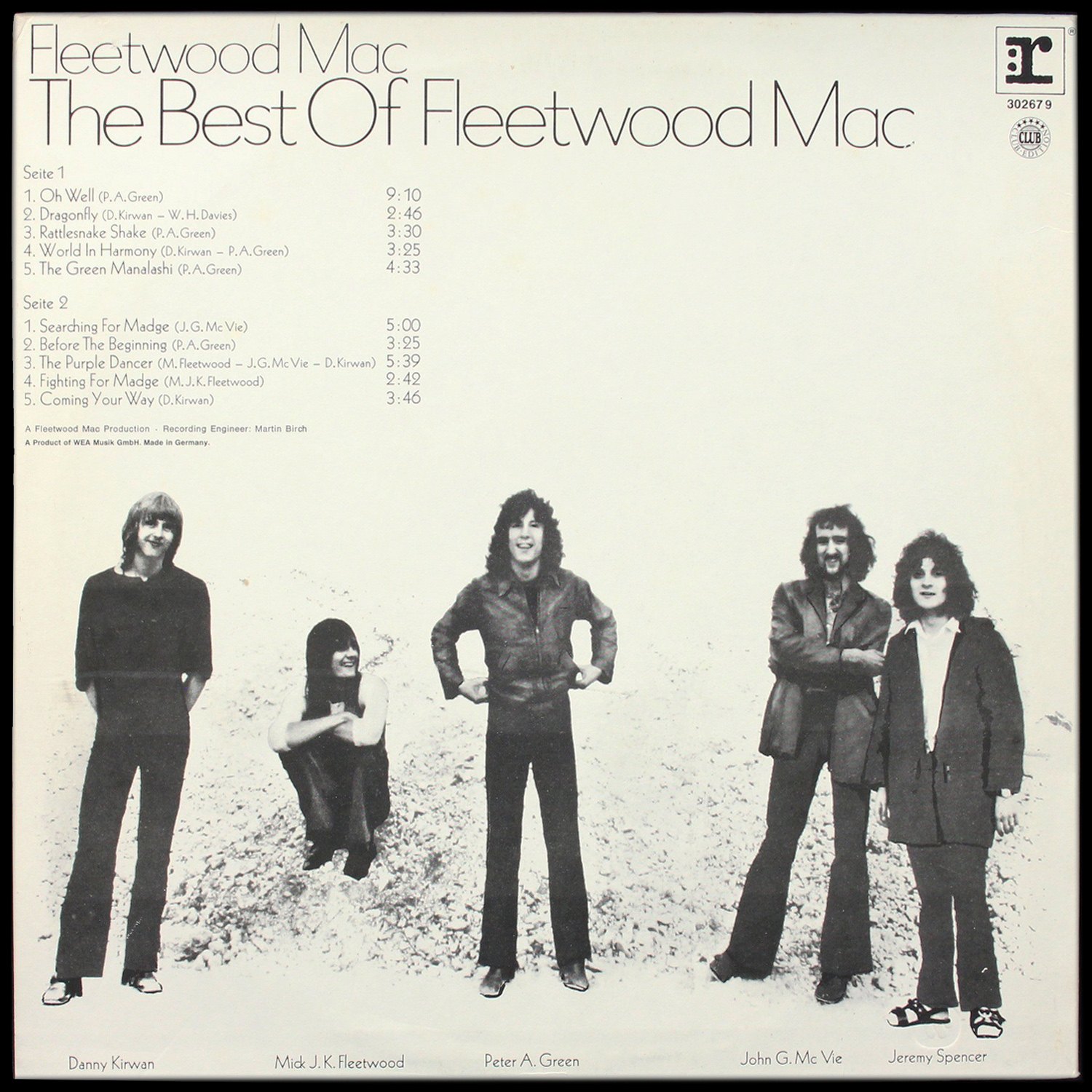 LP Fleetwood Mac — Best Of Fleetwood Mac (клубное издание) фото 2
