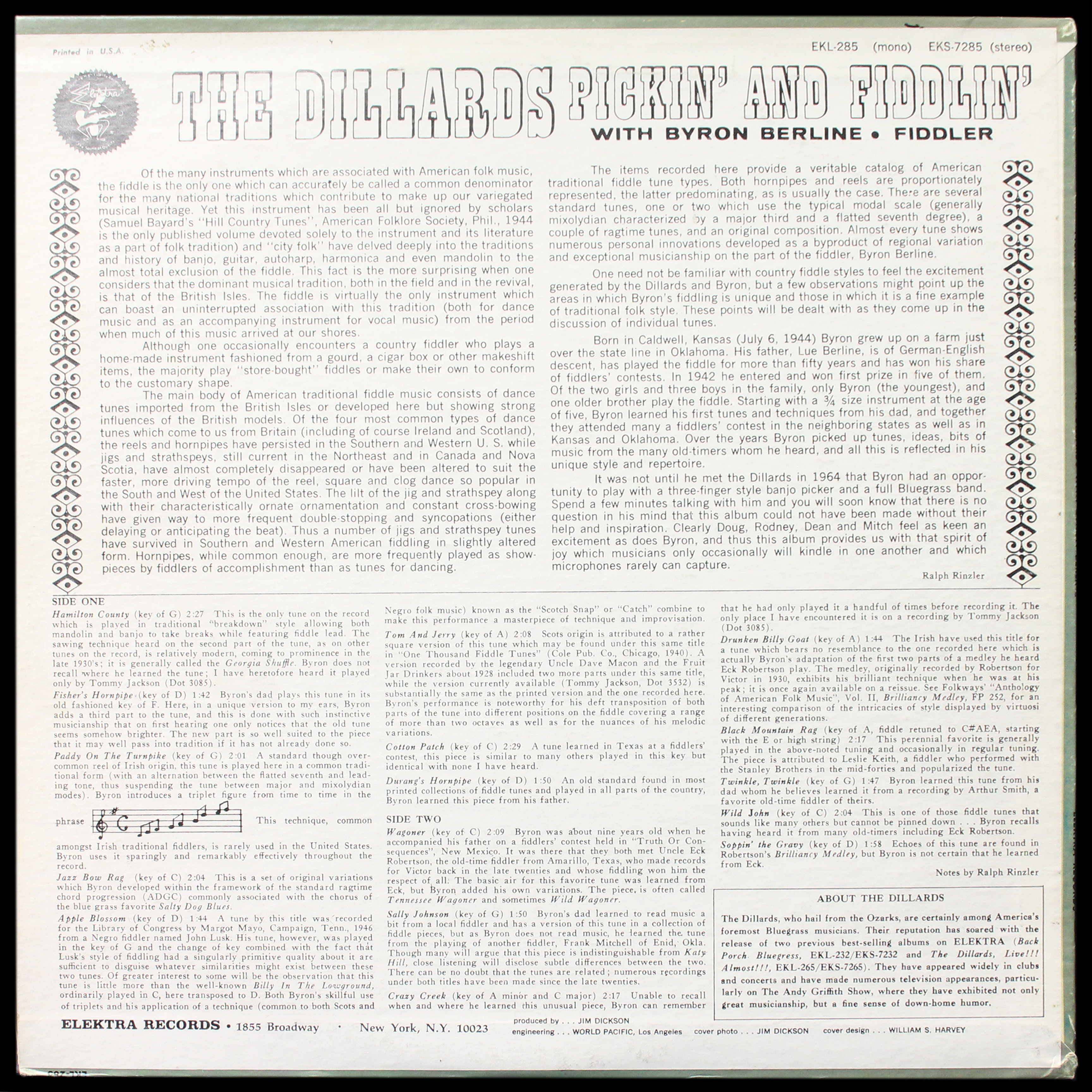 LP Dillards — Pickin' And Fiddlin' фото 2