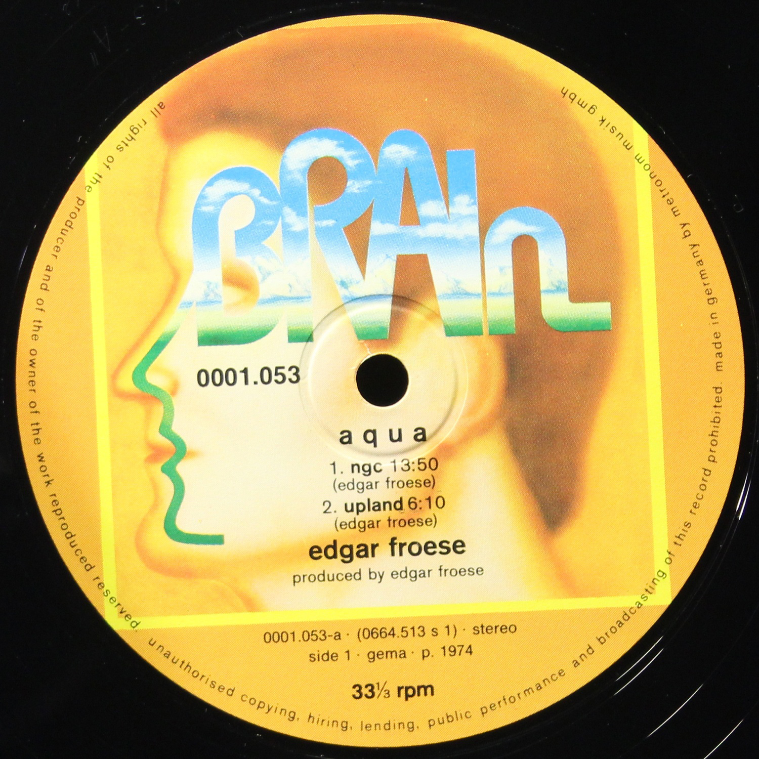 LP Edgar Froese — Aqua фото 3