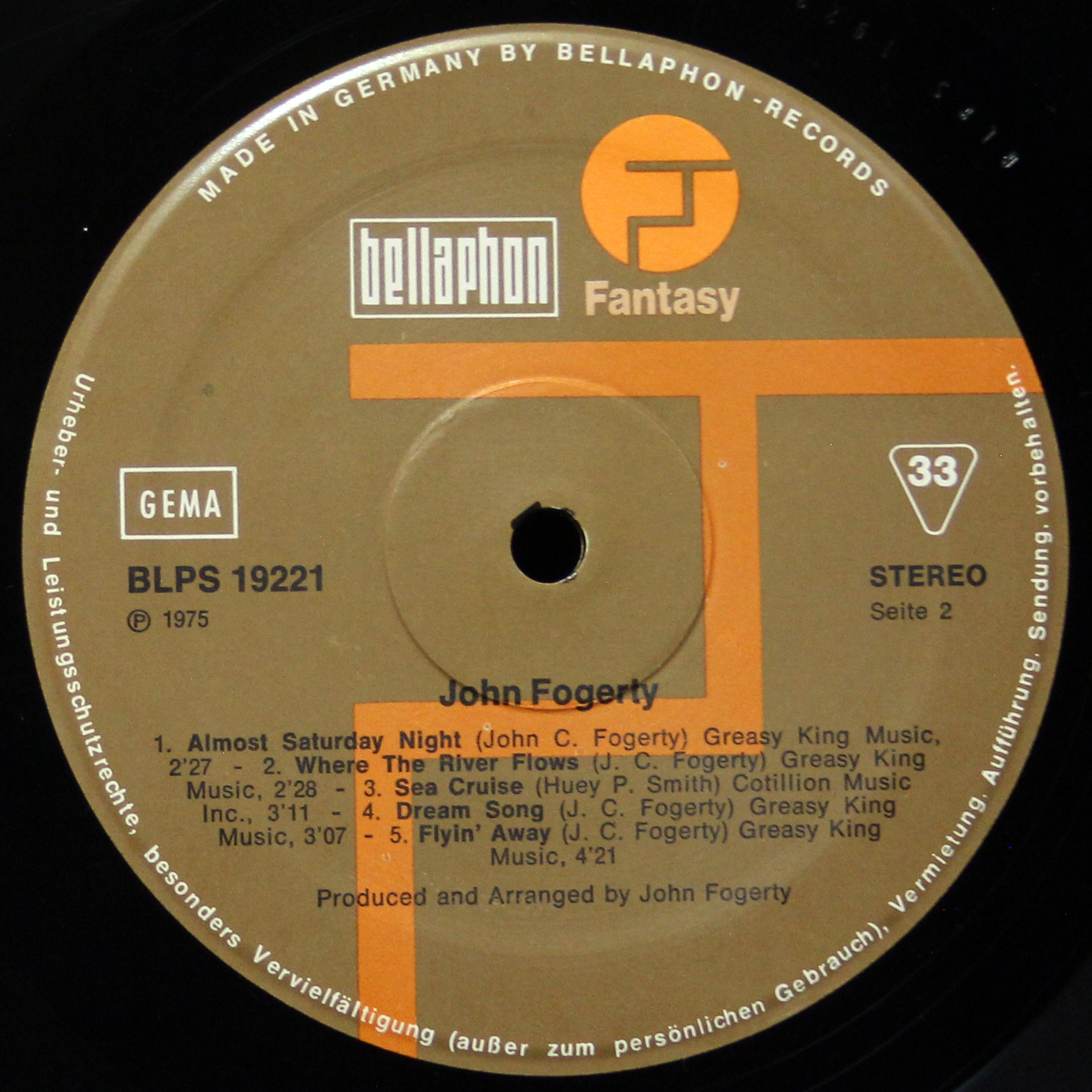 LP John Fogerty — John Fogerty (+ постер) фото 2