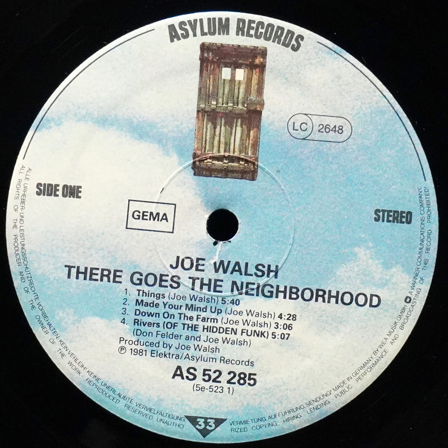 LP Joe Walsh — There Goes The Neighborhood фото 3