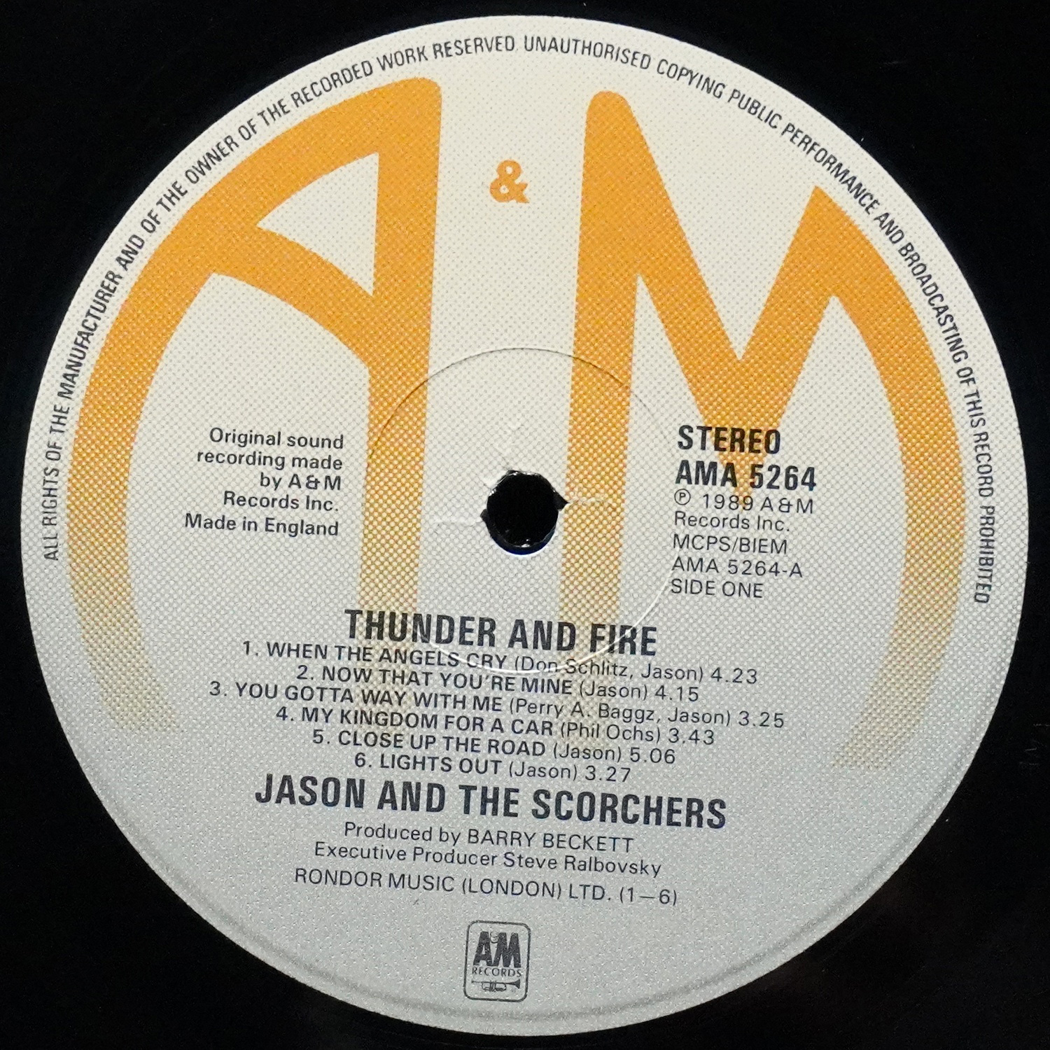 LP Jason And The Scorchers — Thunder And Fire фото 2