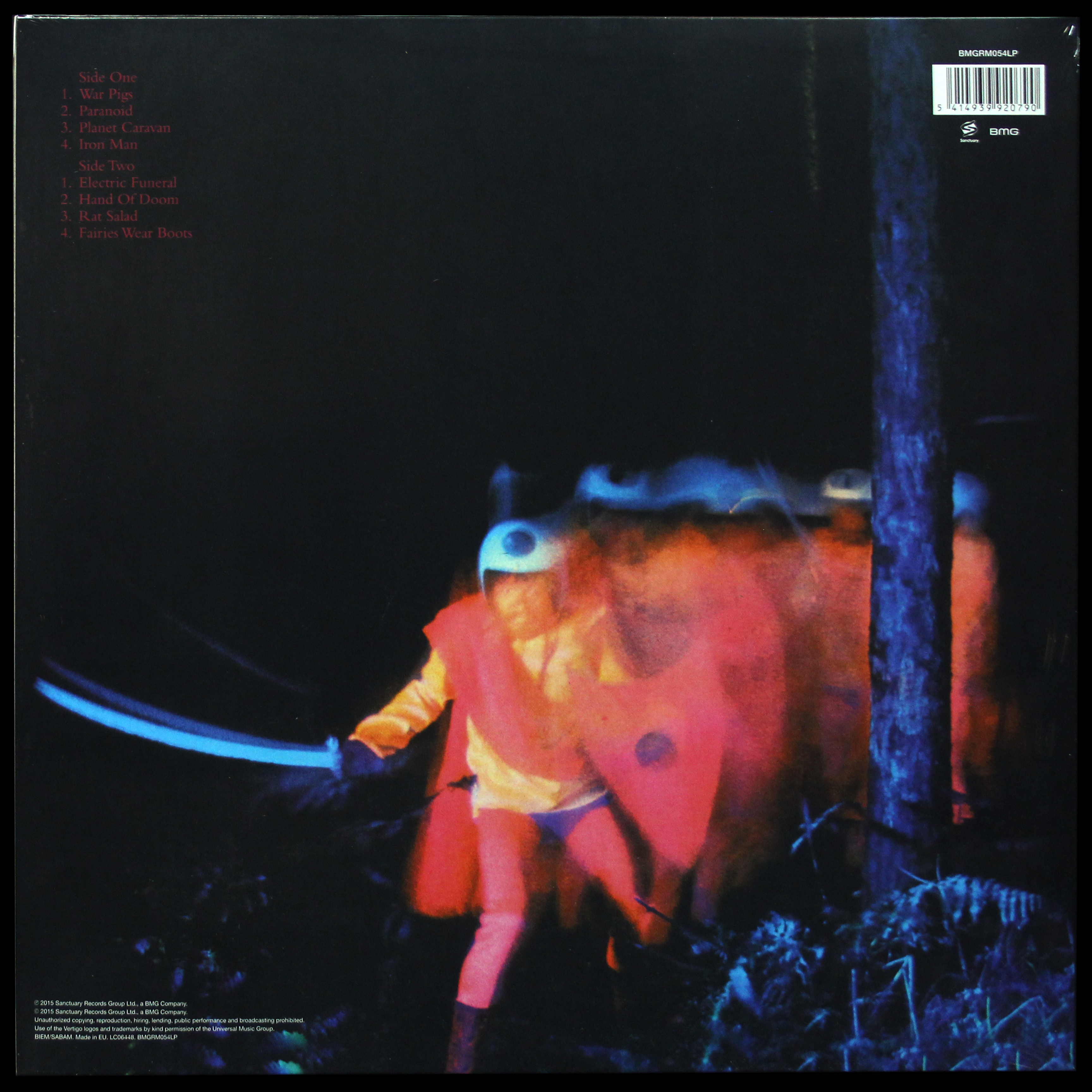 LP Black Sabbath — Paranoid фото 2