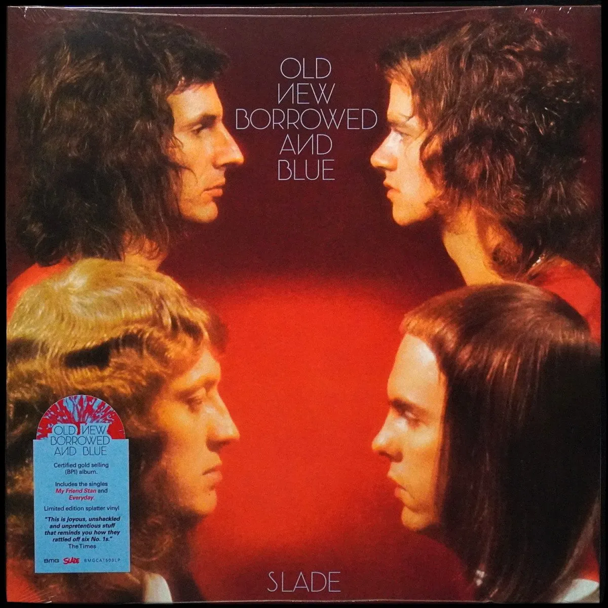 LP Slade — Old New Borrowed And Blue (цветной винил) фото