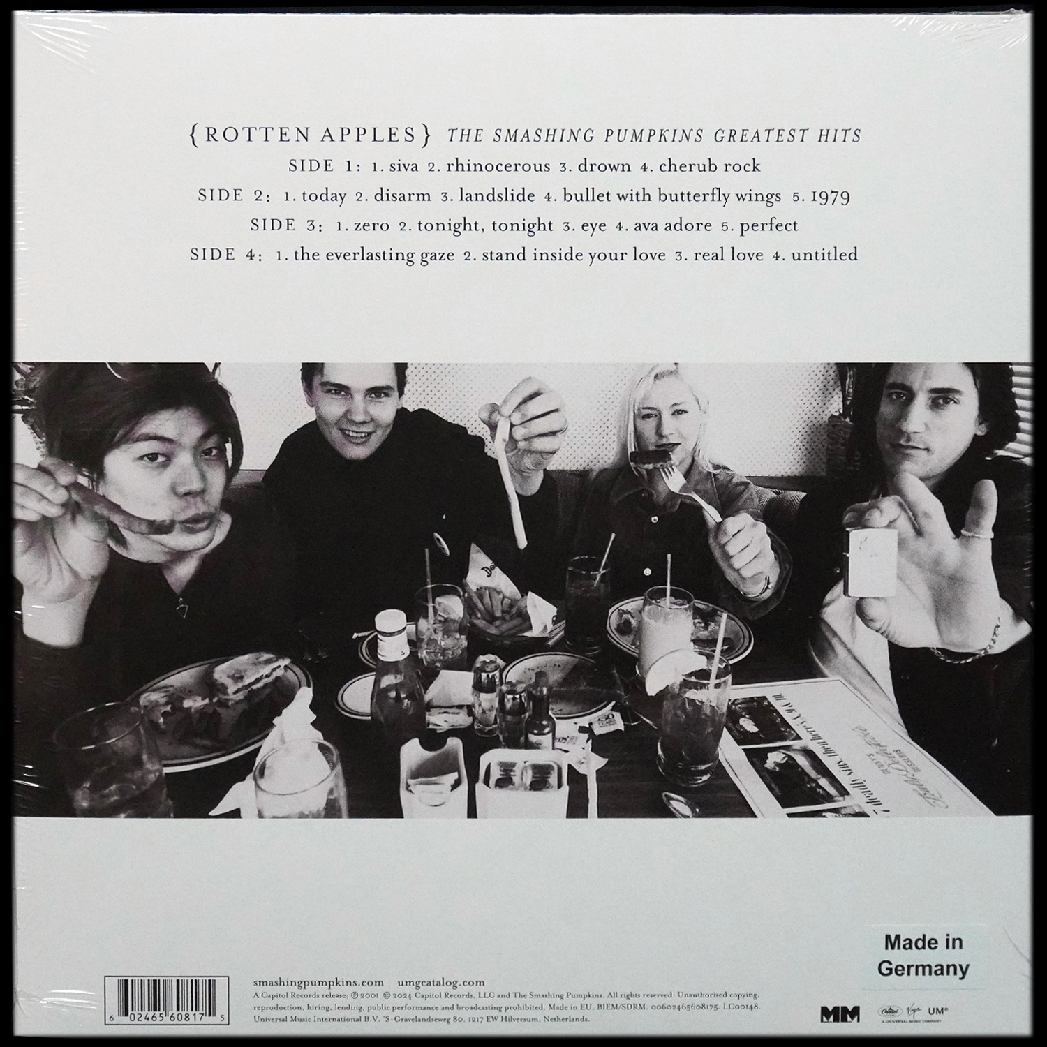 LP Smashing Pumpkins — Rotten Apples: Greatest Hits (2LP) фото 2