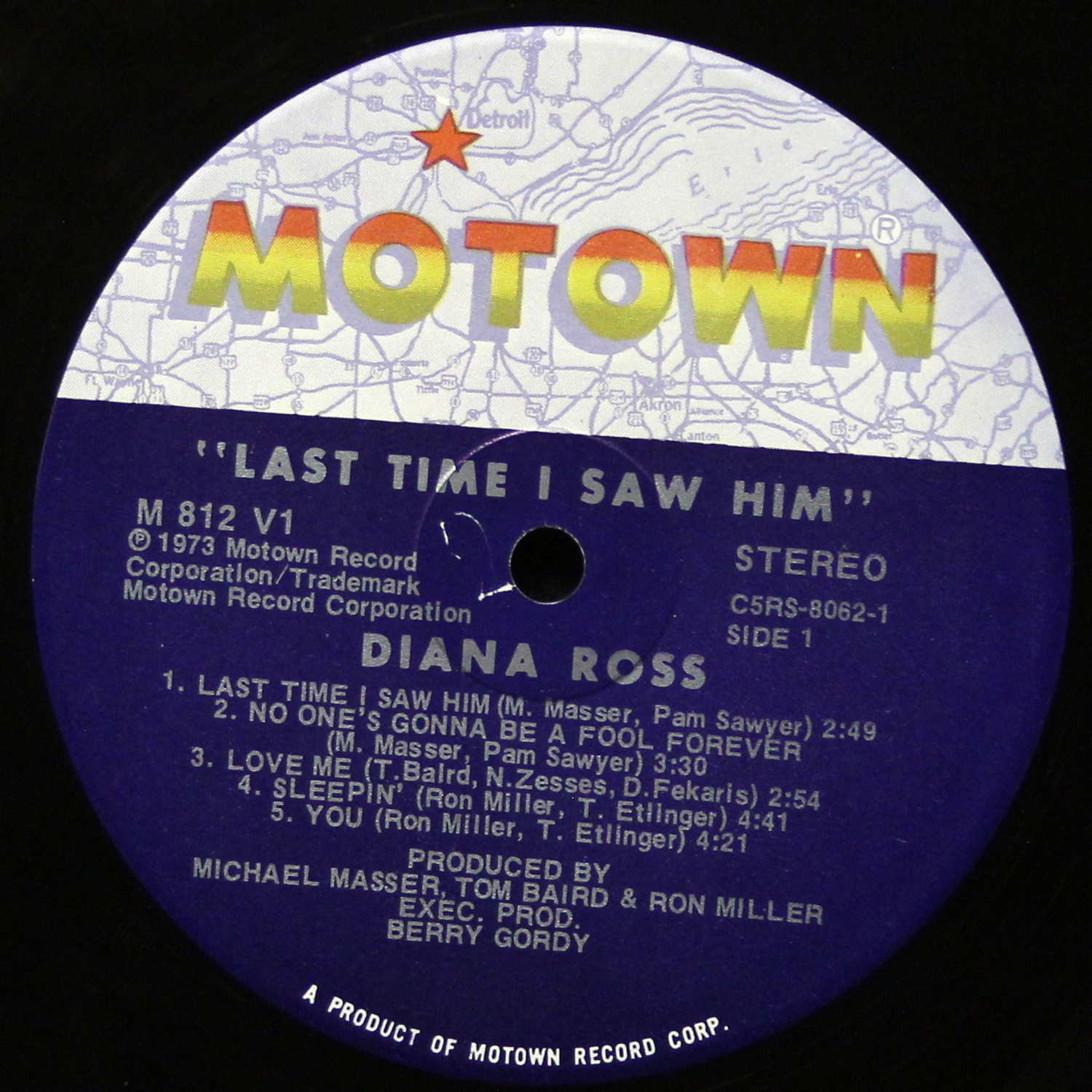 LP Diana Ross — Last Time I Saw Him фото 2