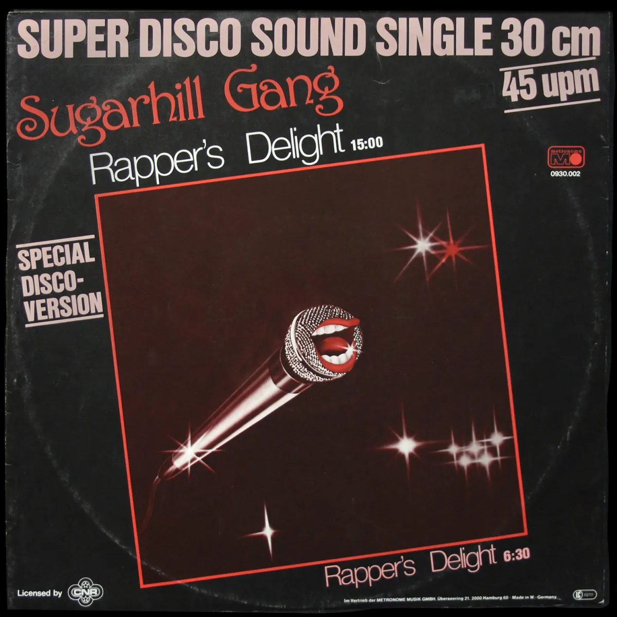 LP Sugarhill Gang — Rapper's Delight (сингл) фото