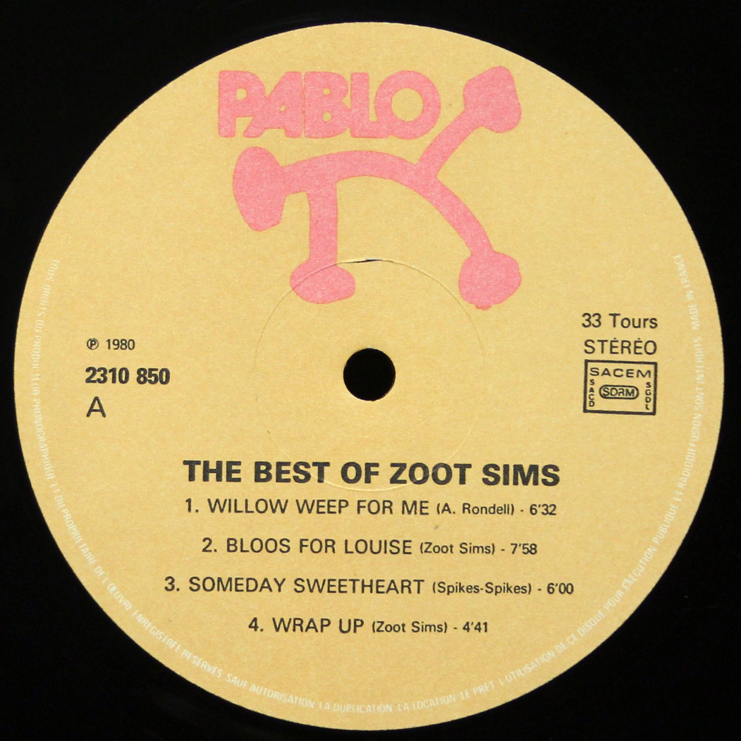 LP Zoot Sims — Best Of фото 2