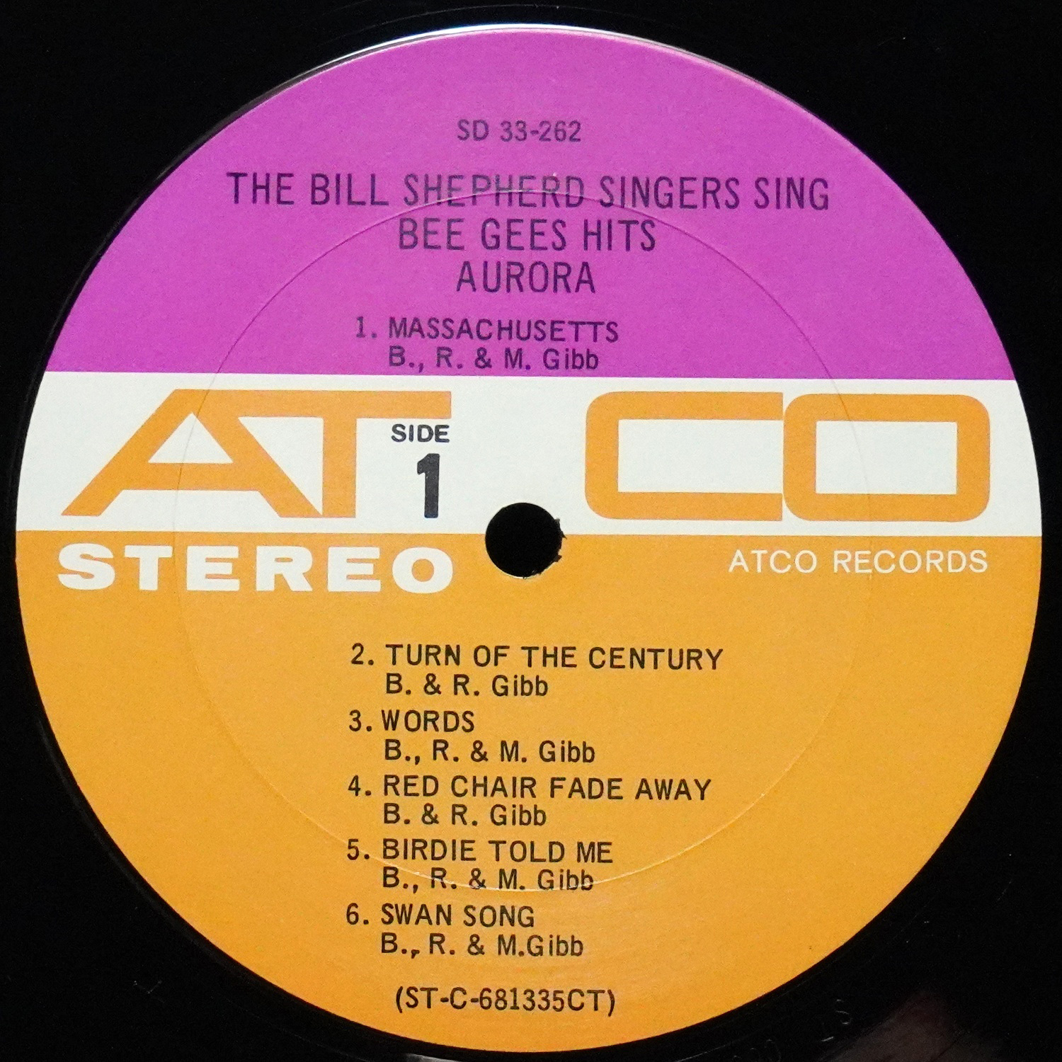 LP Bill Shepherd — Aurora (The Bill Shepherd Singers Sing Bee Gees Hits) фото 2