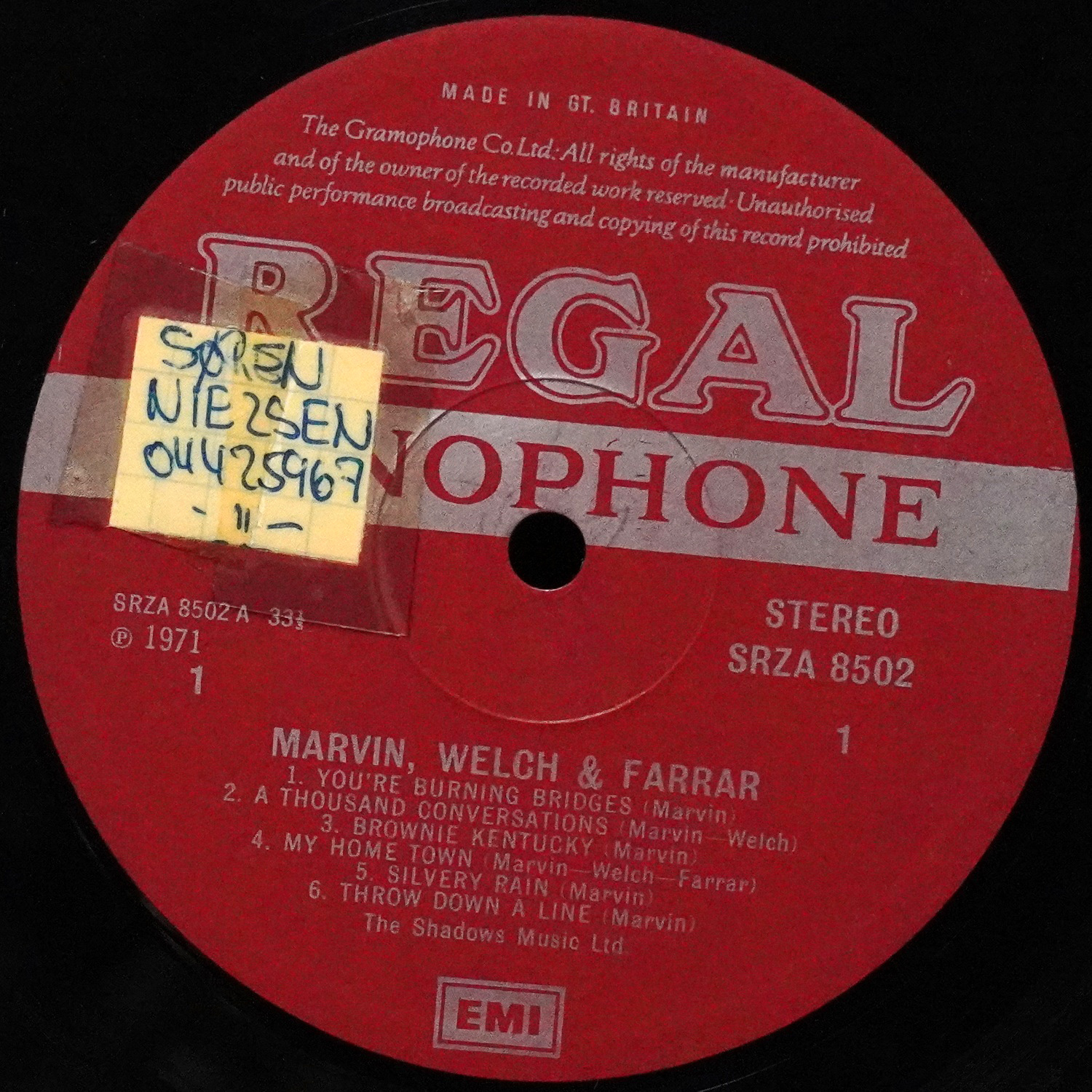 LP Marvin, Welch & Farrar — Marvin, Welch & Farrar фото 3