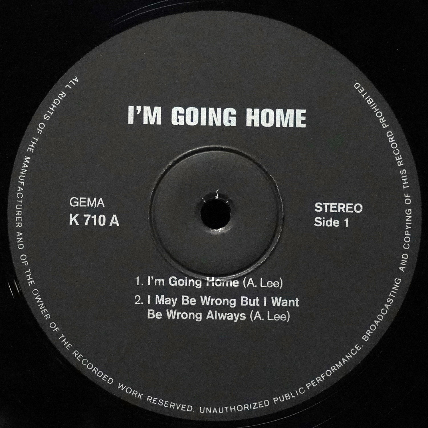 LP Woodville Co — I'm Going Home / Ten Years After Portrait фото 3