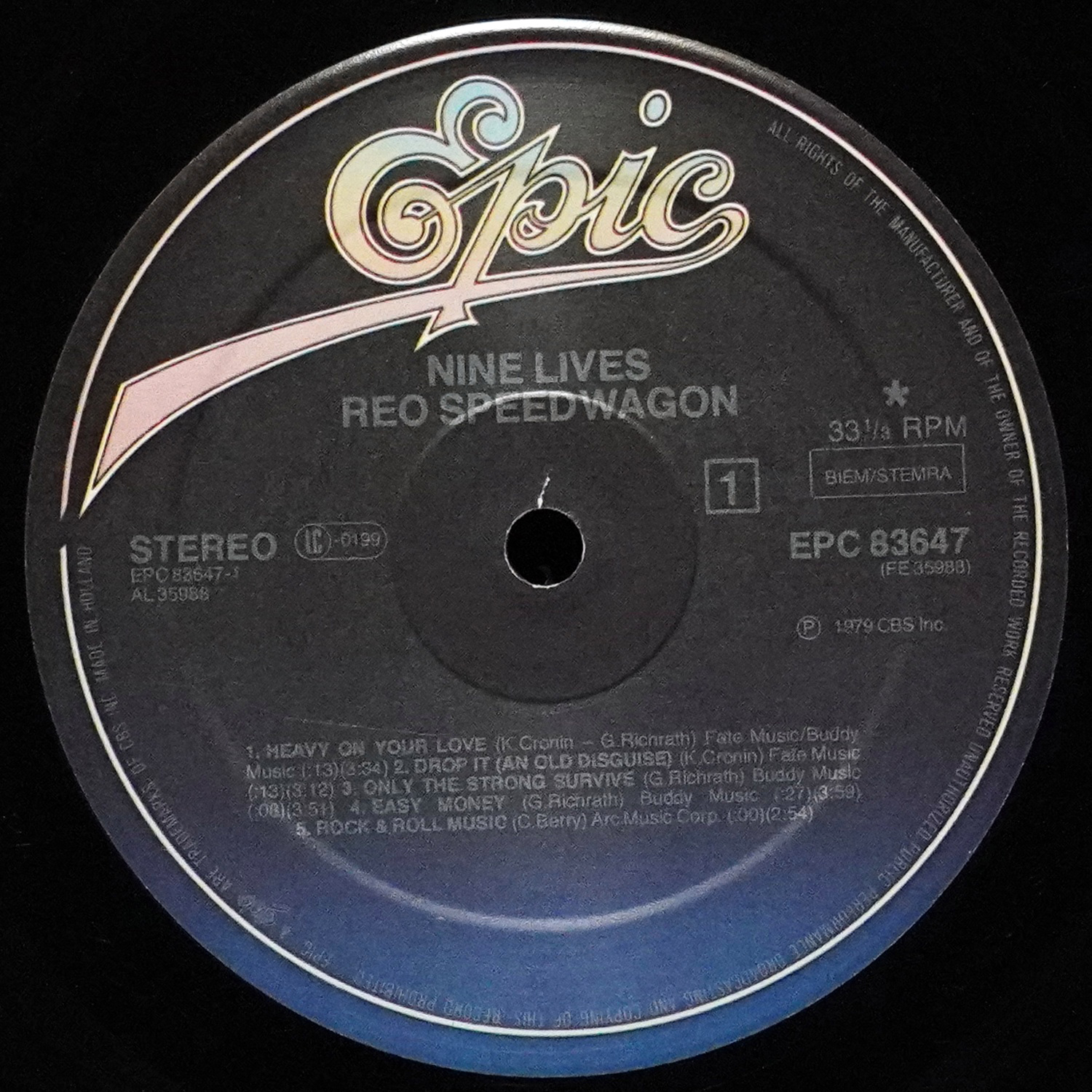 LP Reo Speedwagon — Nine Lives фото 2