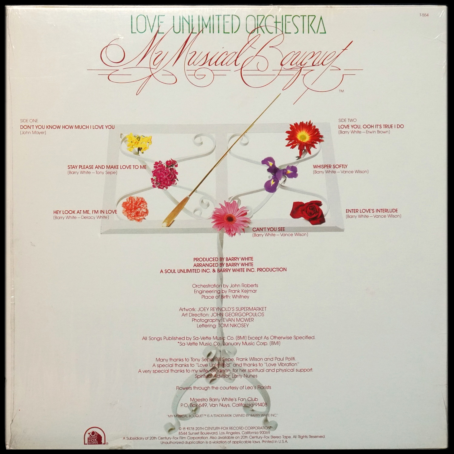 LP Love Unlimited Orchestra — My Musical Bouquet фото 2