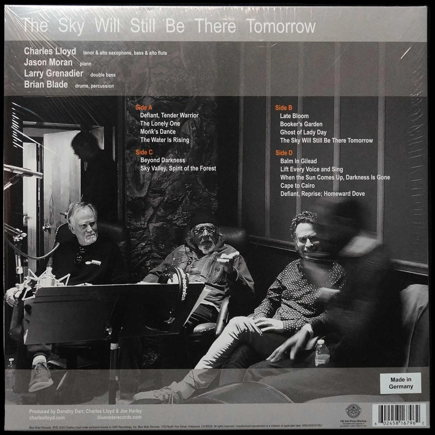 LP Charles Lloyd — Sky Will Still Be There Tomorrow (2LP) фото 2