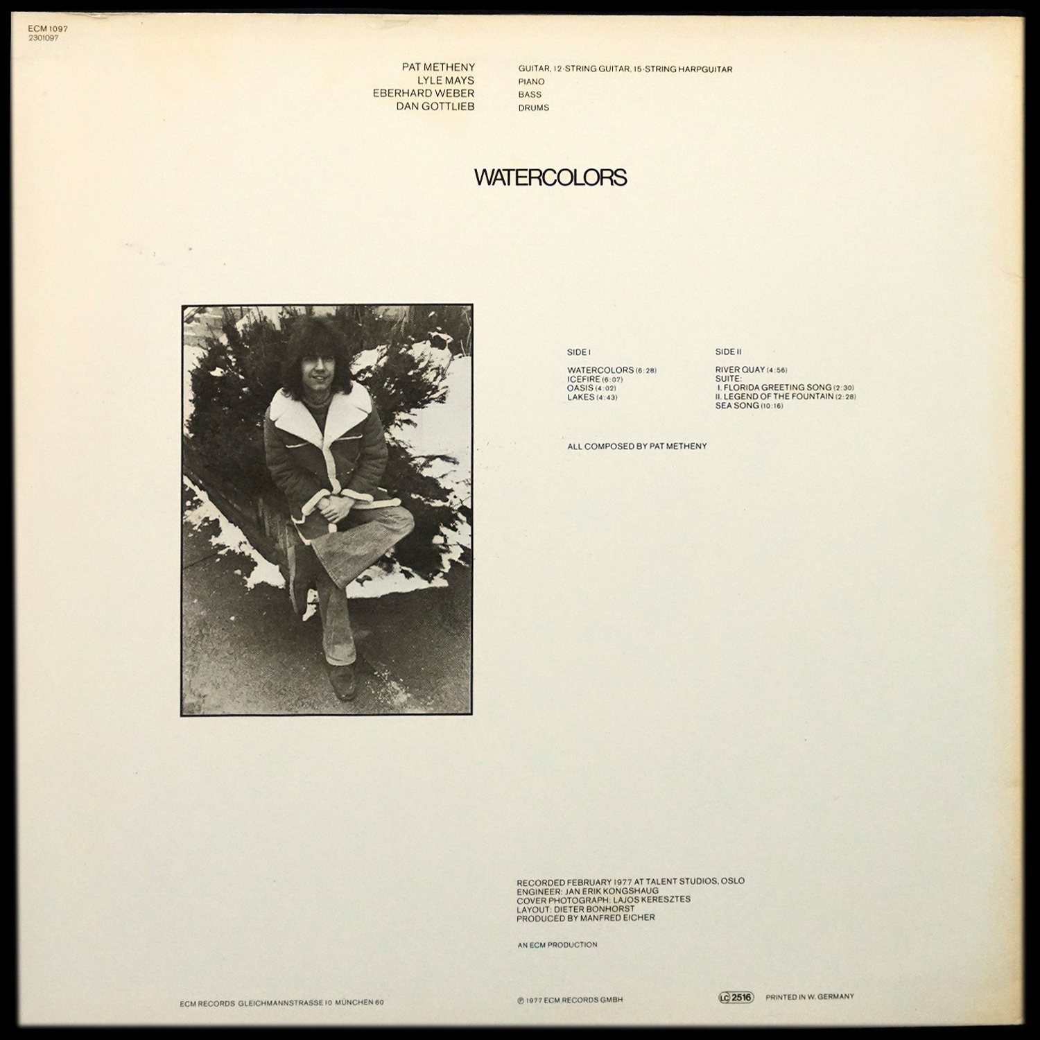 LP Pat Metheny — Watercolors фото 2