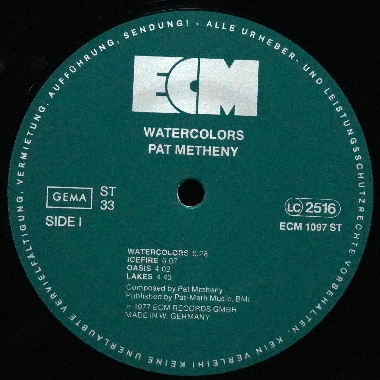 LP Pat Metheny — Watercolors фото 3