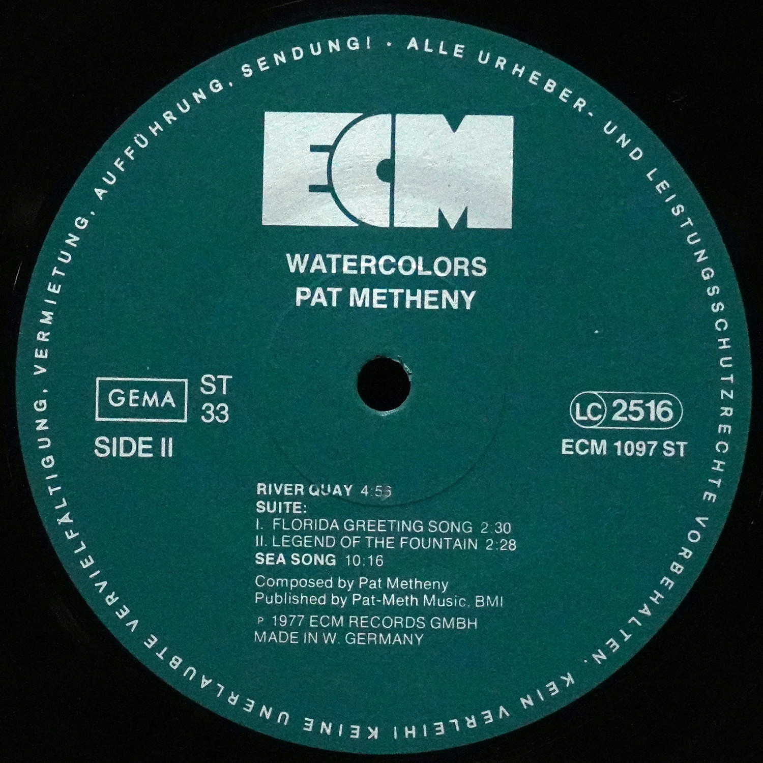 LP Pat Metheny — Watercolors фото 4