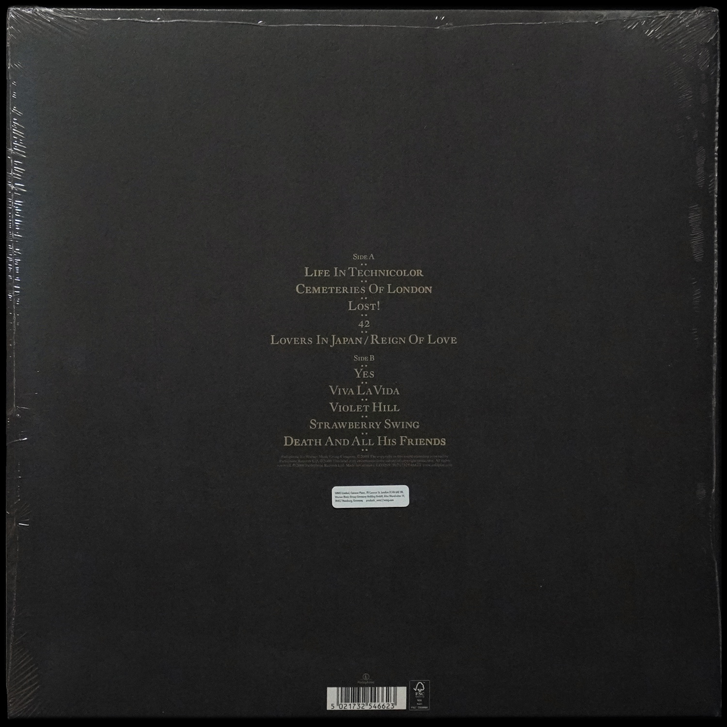 LP Coldplay — Viva La Vida Or Death And All His Friends (цветной винил,  + буклет) фото 2