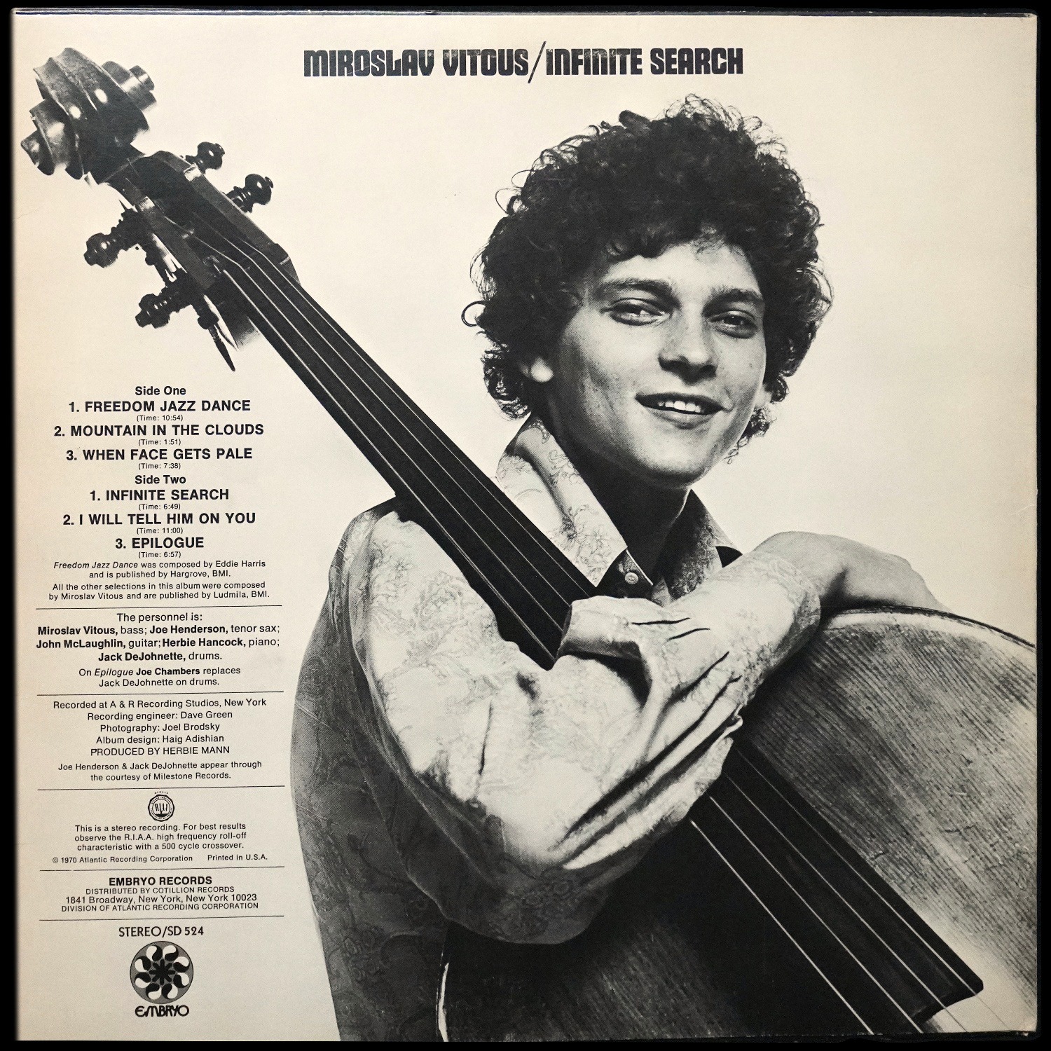 LP Miroslav Vitous — Infinite Search фото 2