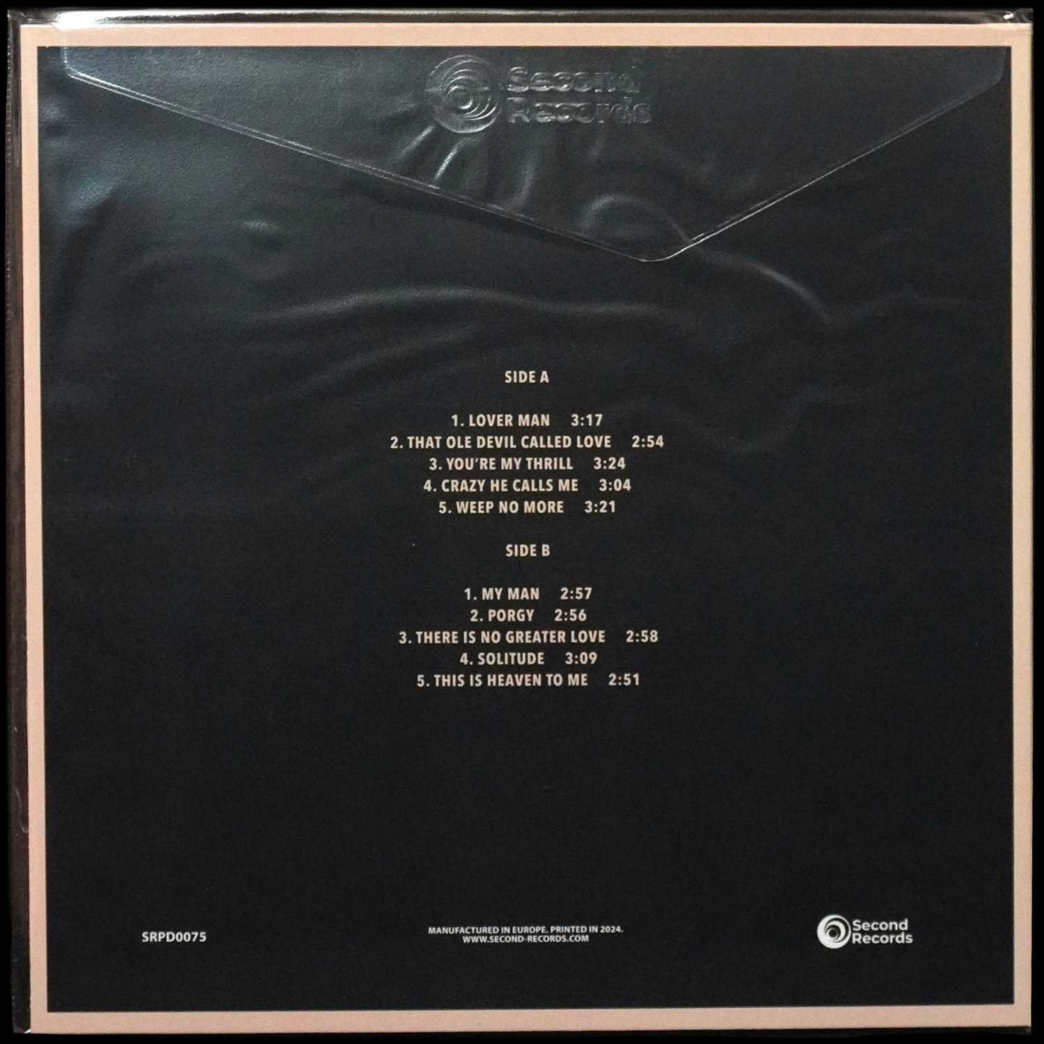 LP Billie Holiday — Lover Man фото 2