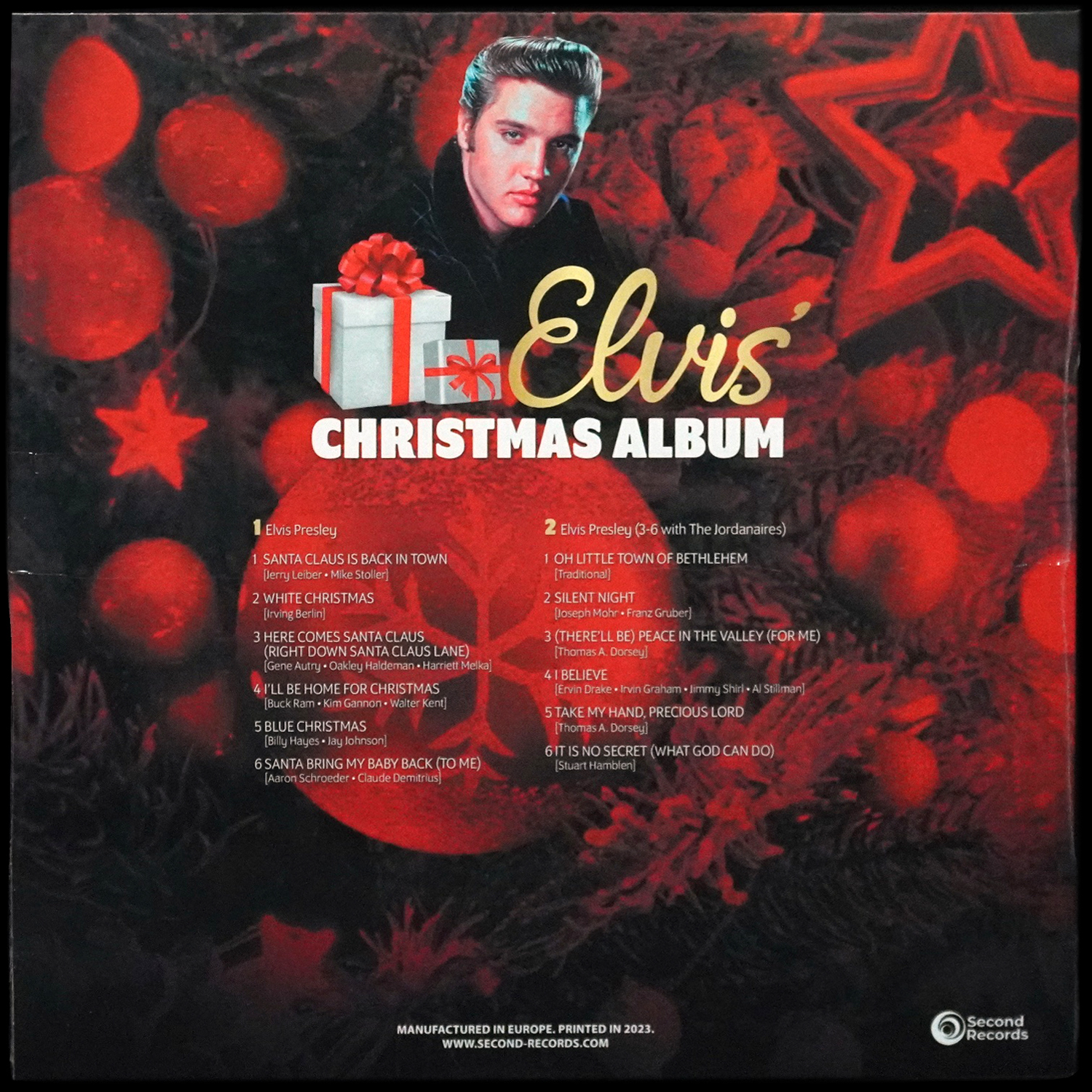 LP Elvis Presley — Elvis' Christmas Album (красный винил) фото 2