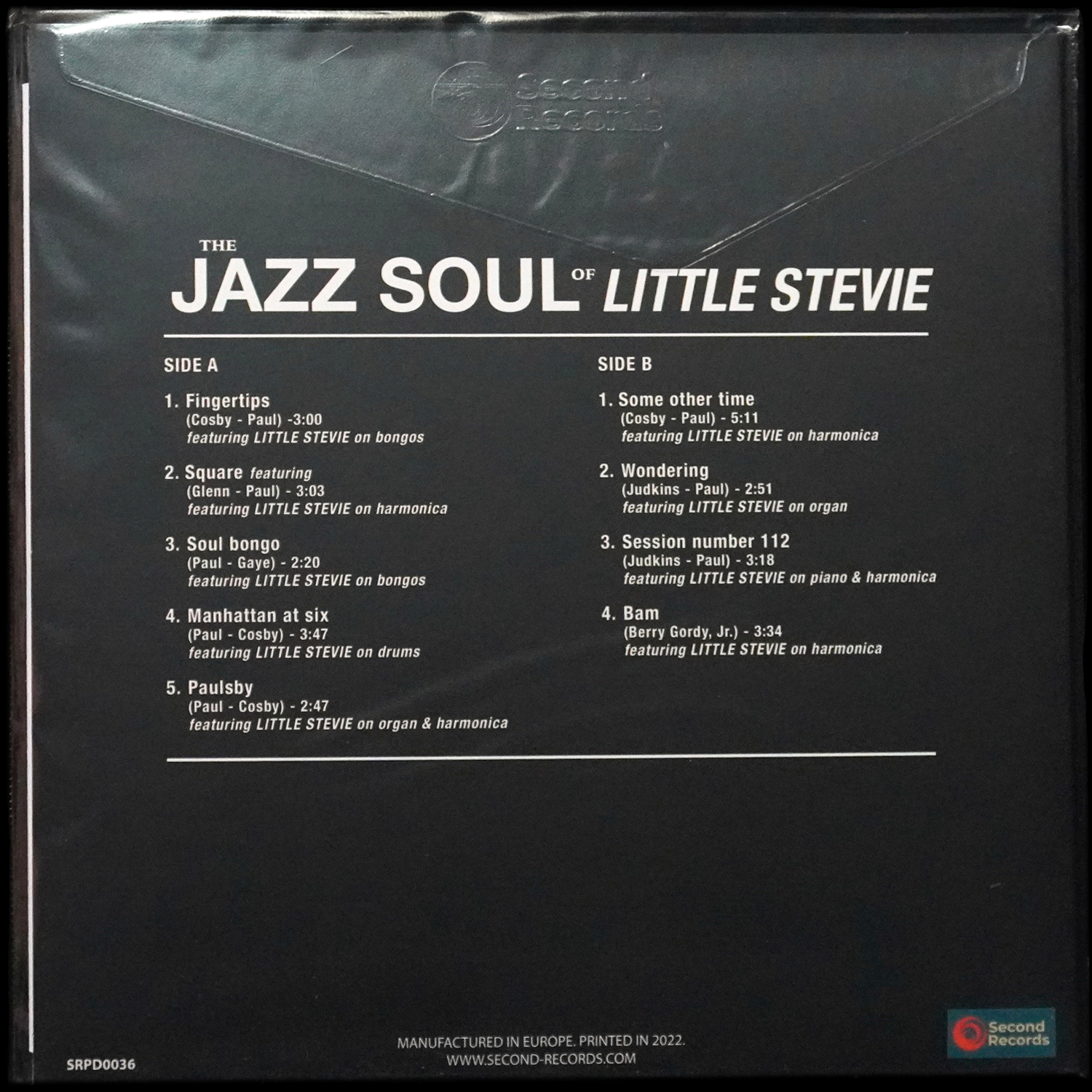 LP Stevie Wonder — Jazz Soul Of Little Stevie Wonder фото 2