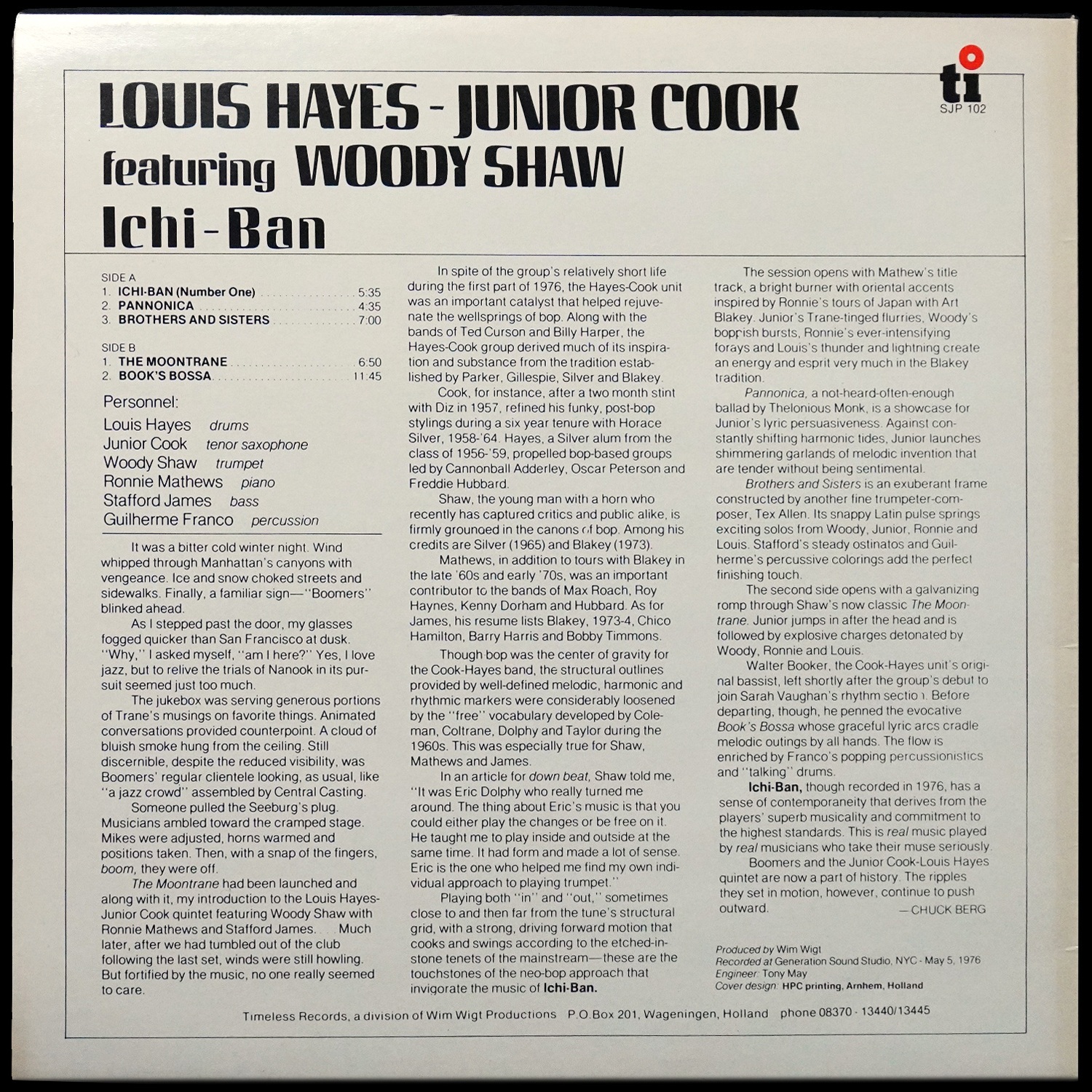 LP Louis Hayes — Ichi-Ban фото 2