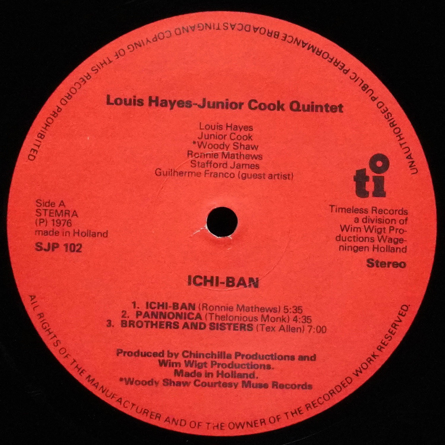 LP Louis Hayes — Ichi-Ban фото 3