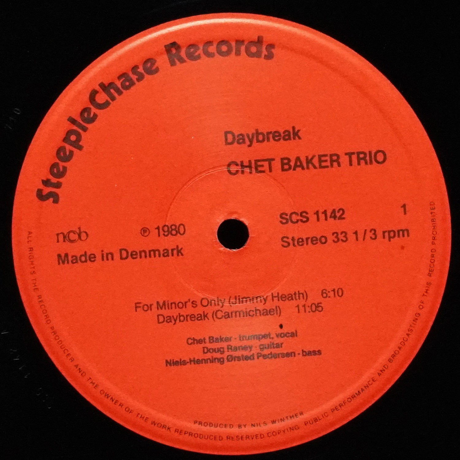 LP Chet Baker Trio — Daybreak фото 3