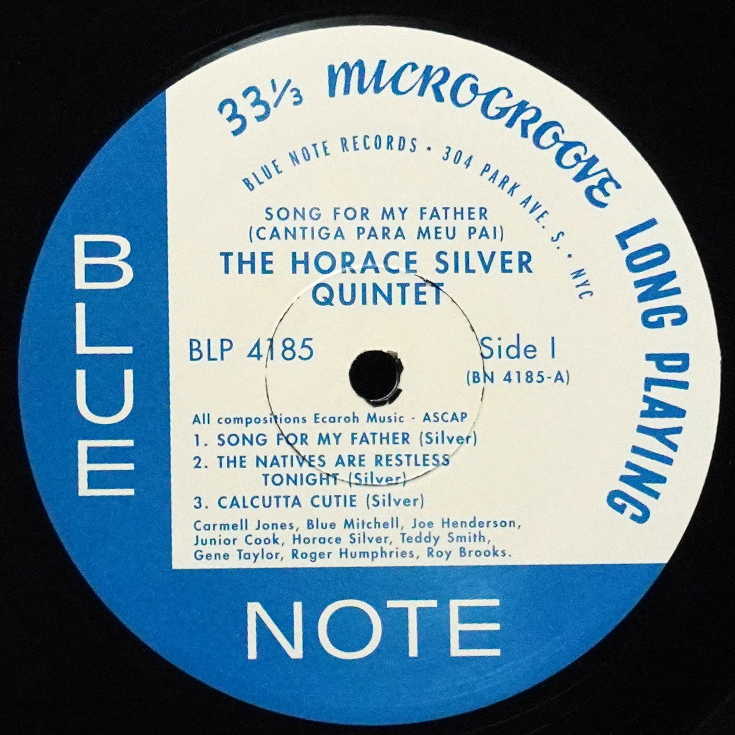 LP Horace Silver Quintet — Song For My Father (Cantiga Para Meu Pai) фото 3