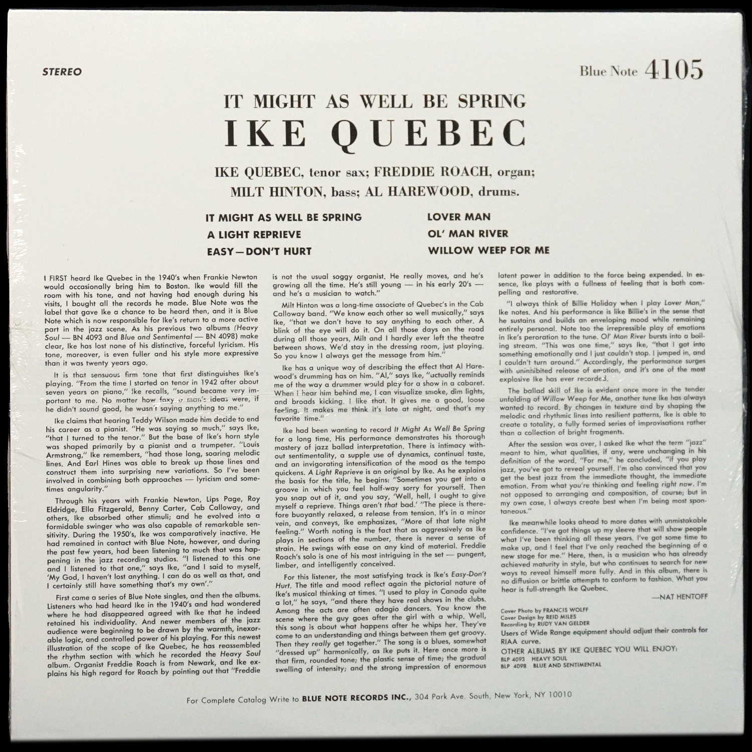 LP Ike Quebec — It Might As Well Be Spring фото 2