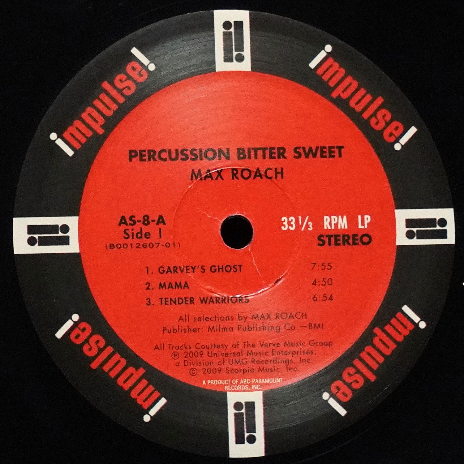 LP Max Roach — Percussion Bitter Sweet фото 3