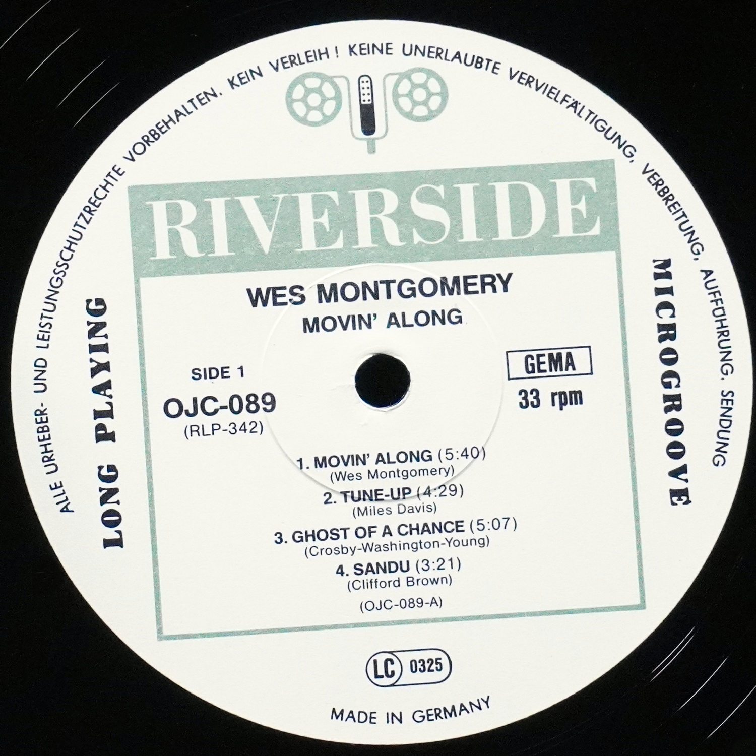 LP Wes Montgomery — Movin' Along фото 3