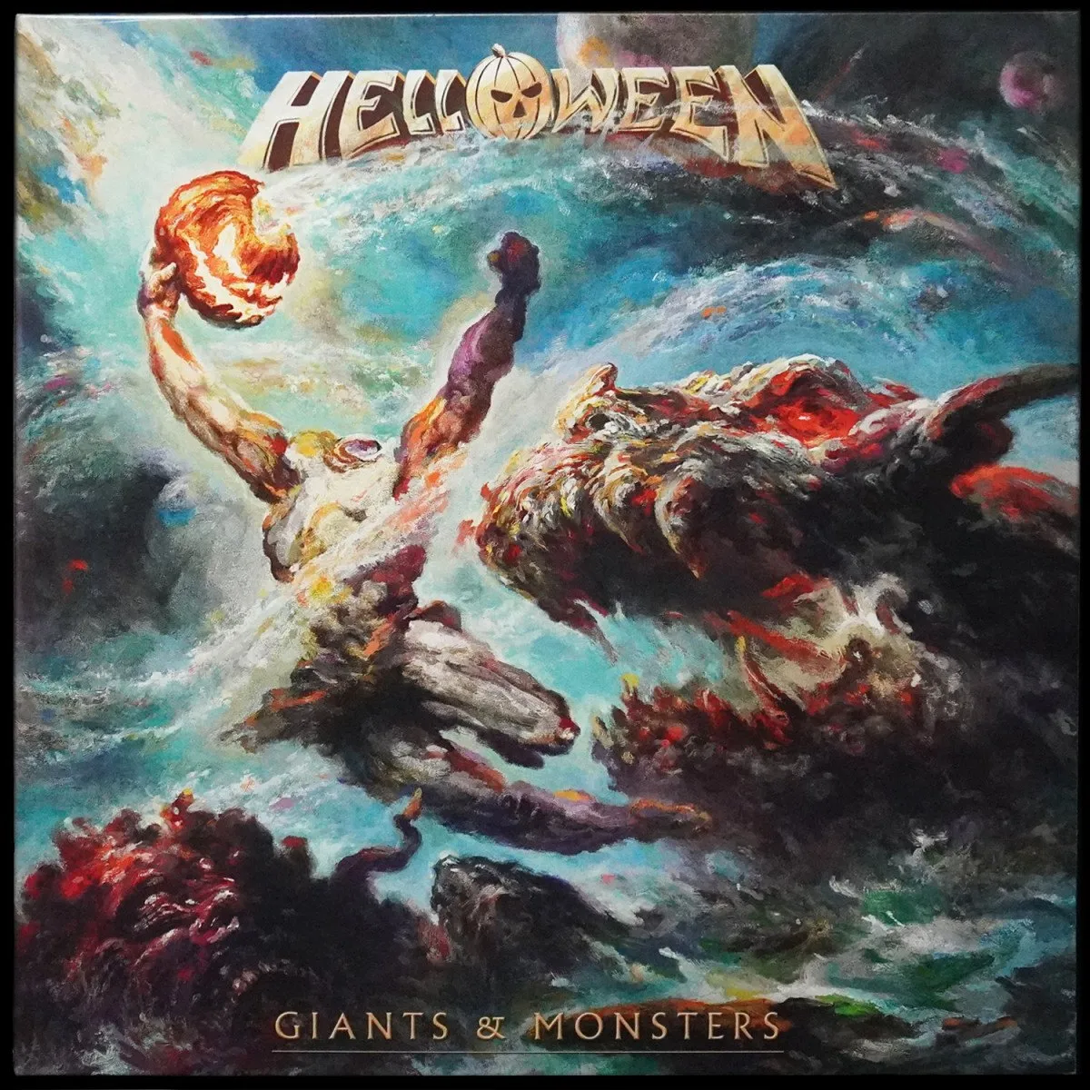 LP Helloween — Giants & Monsters (2LP,  blue monster light vinyl,  + буклет) фото