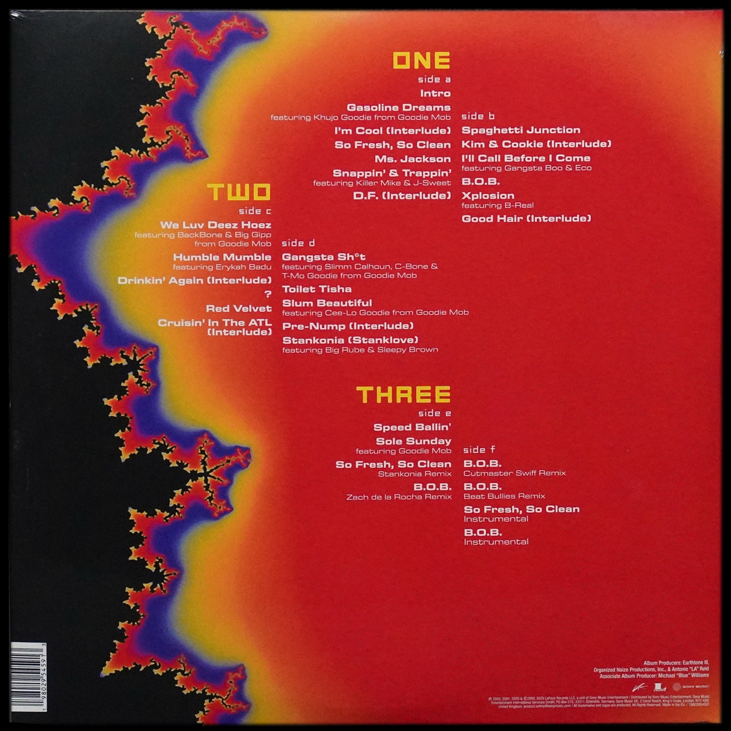 LP Outkast — Stankonia (3LP,  цветной винил) фото 2