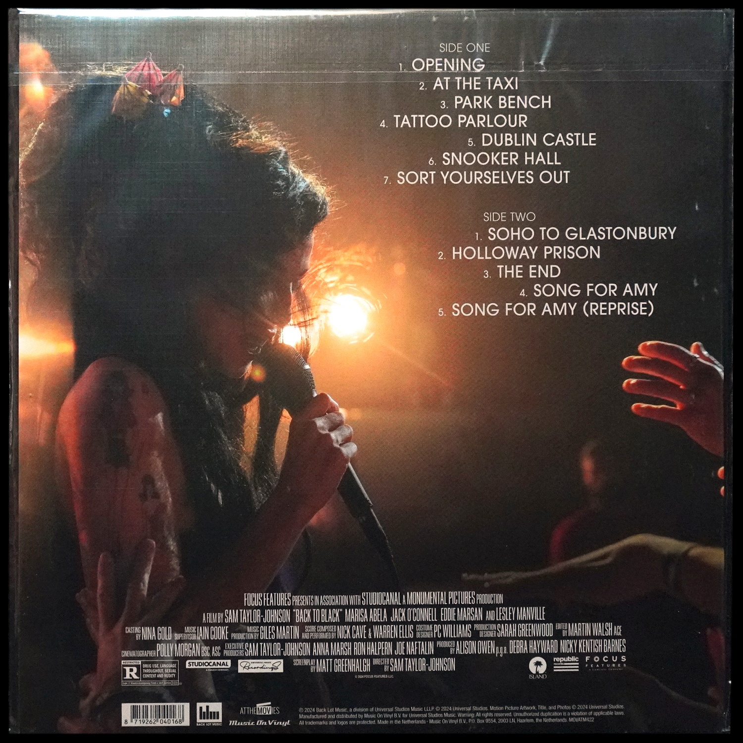 LP Nick Cave — Back To Black (Original Motion Picture Score) (цветной винил) фото 2