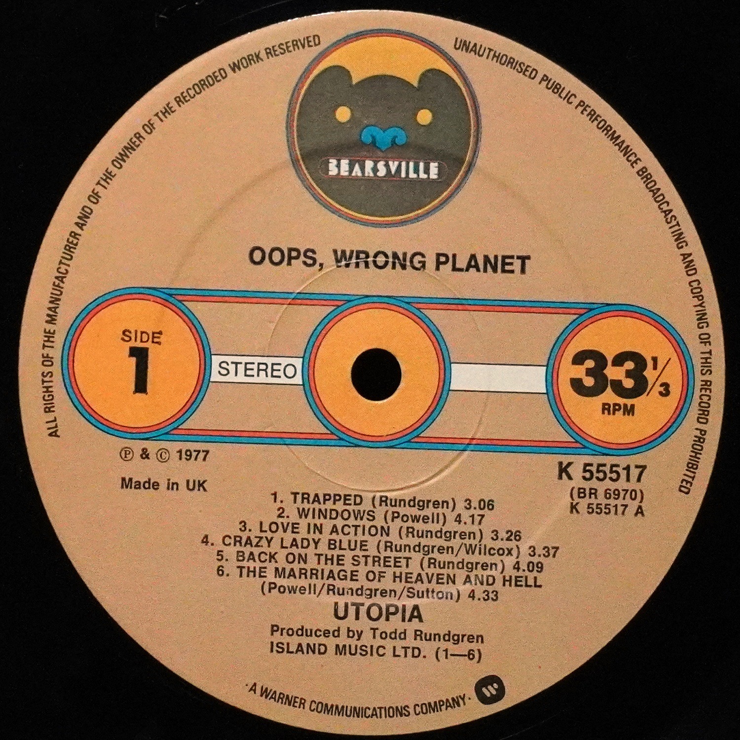 LP Utopia — Oops! Wrong Planet фото 2