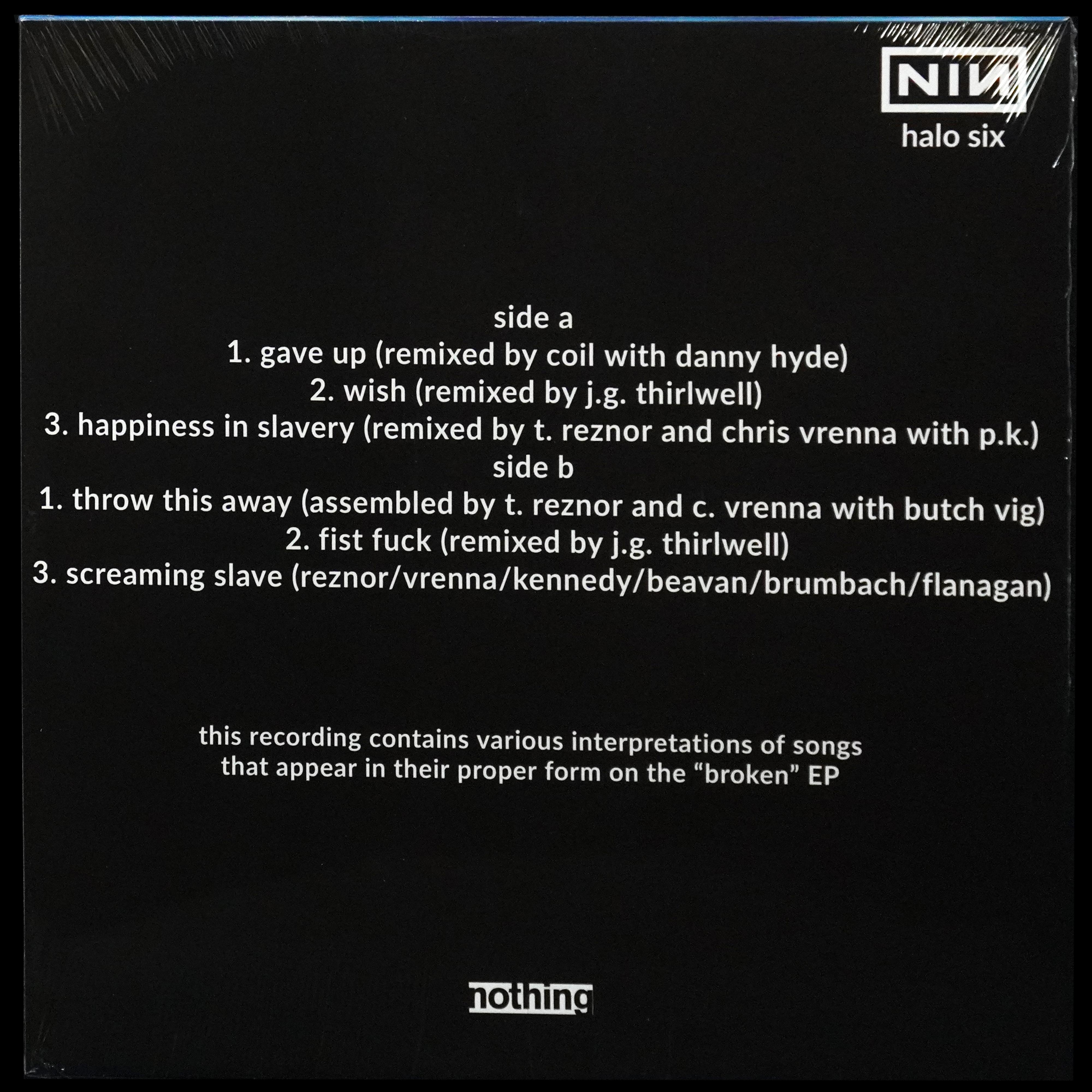 LP Nine Inch Nails — Fixed (цветной винил) фото 2