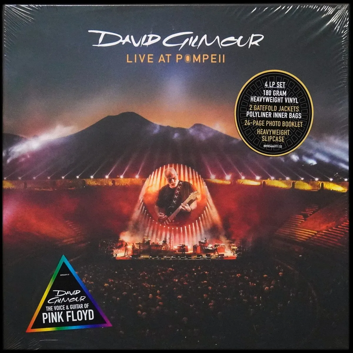 LP David Gilmour — Live At Pompeii (4LP бокс,  + буклет) фото