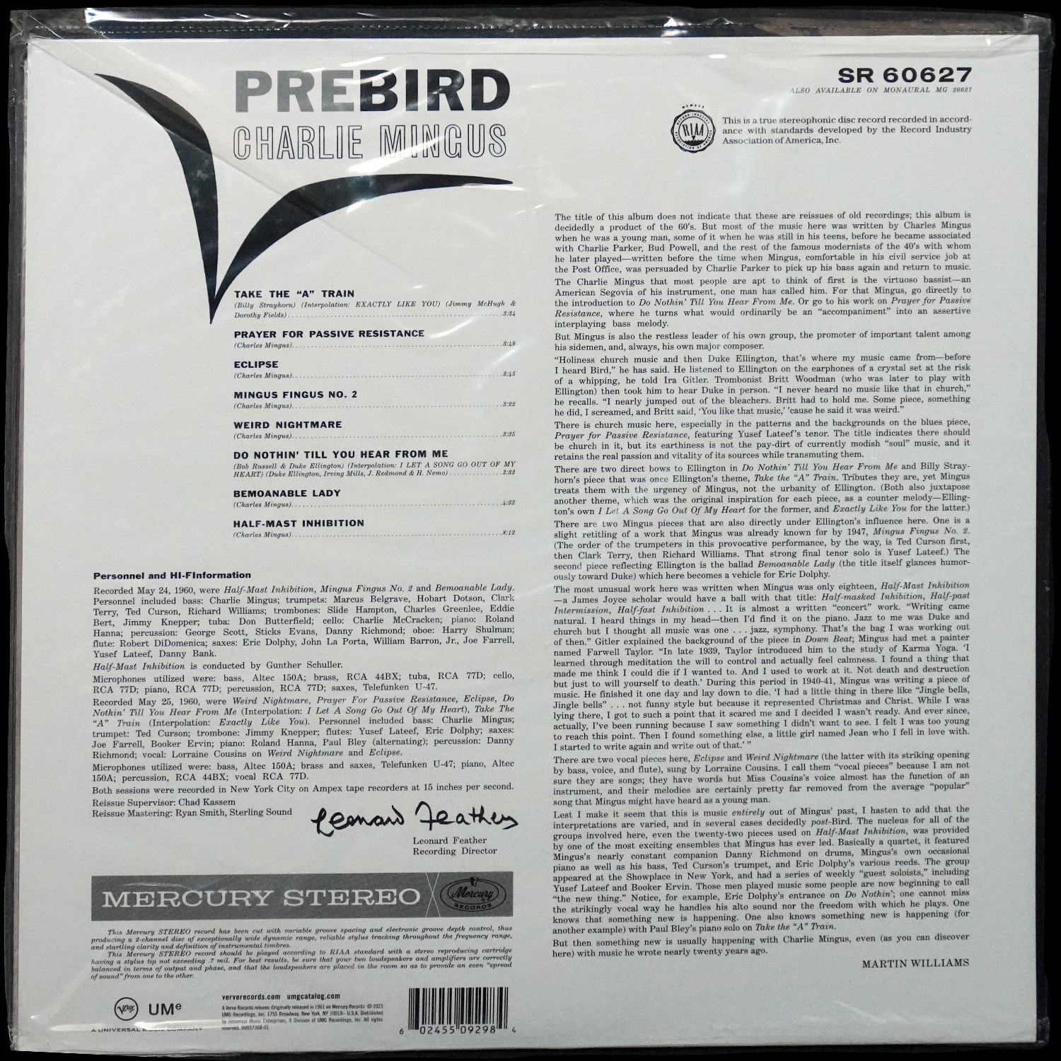 LP Charles Mingus — Pre-Bird фото 2