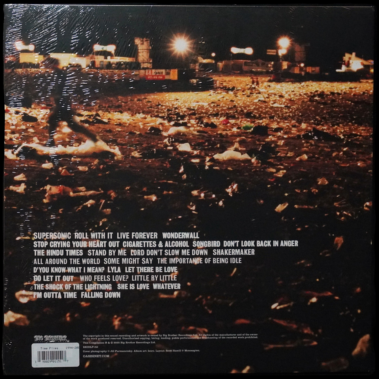 LP Oasis — Time Flies... 1994-2009 (4 LP-Box) фото 2