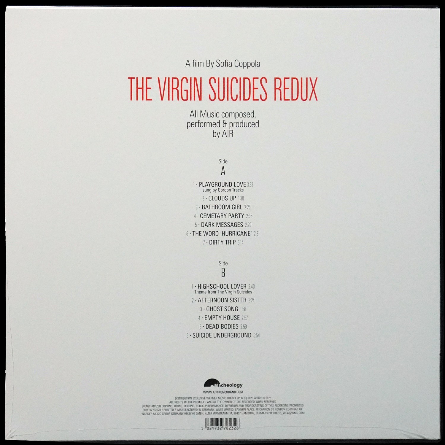 LP Air — Virgin Suicides Redux фото 2