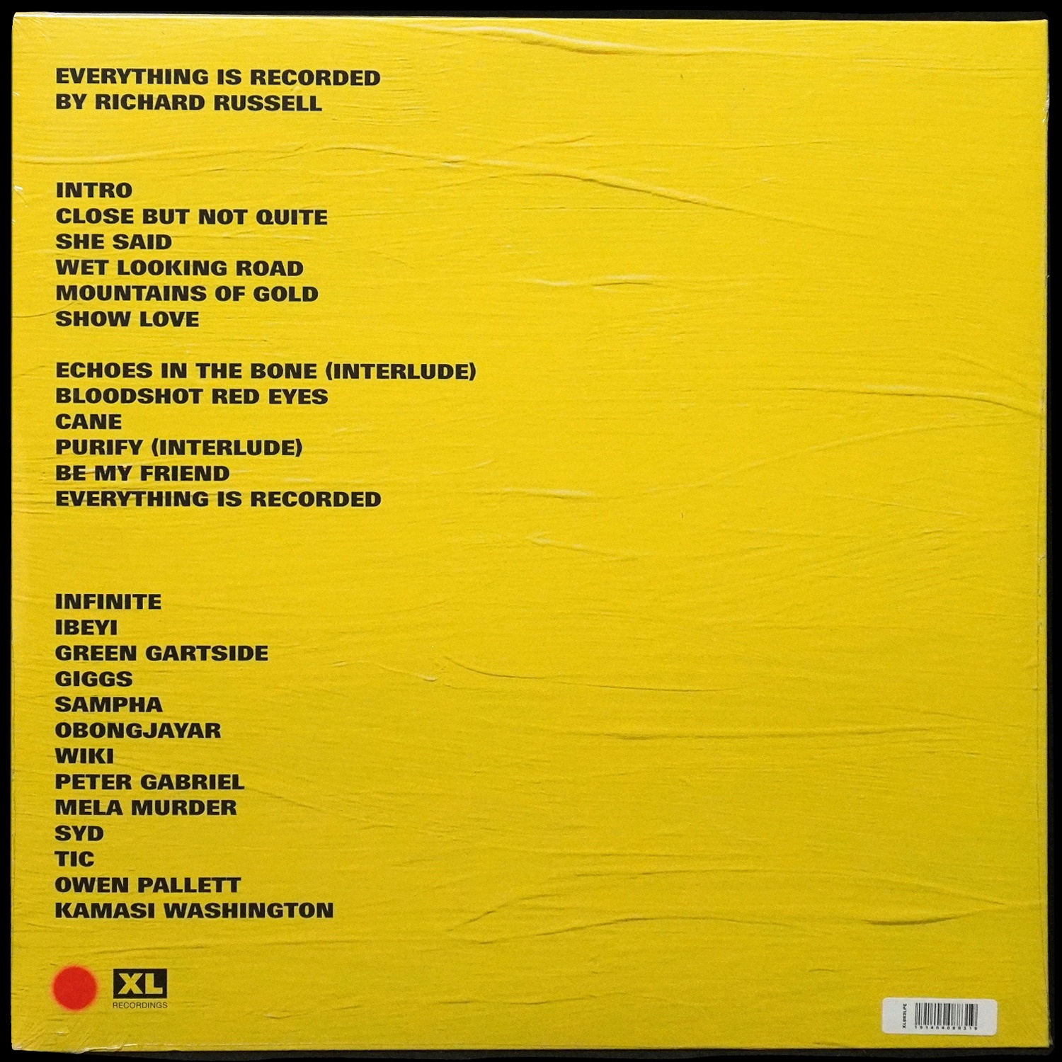 LP Everything Is Recorded — Everything Is Recorded (цветной винил) фото 2