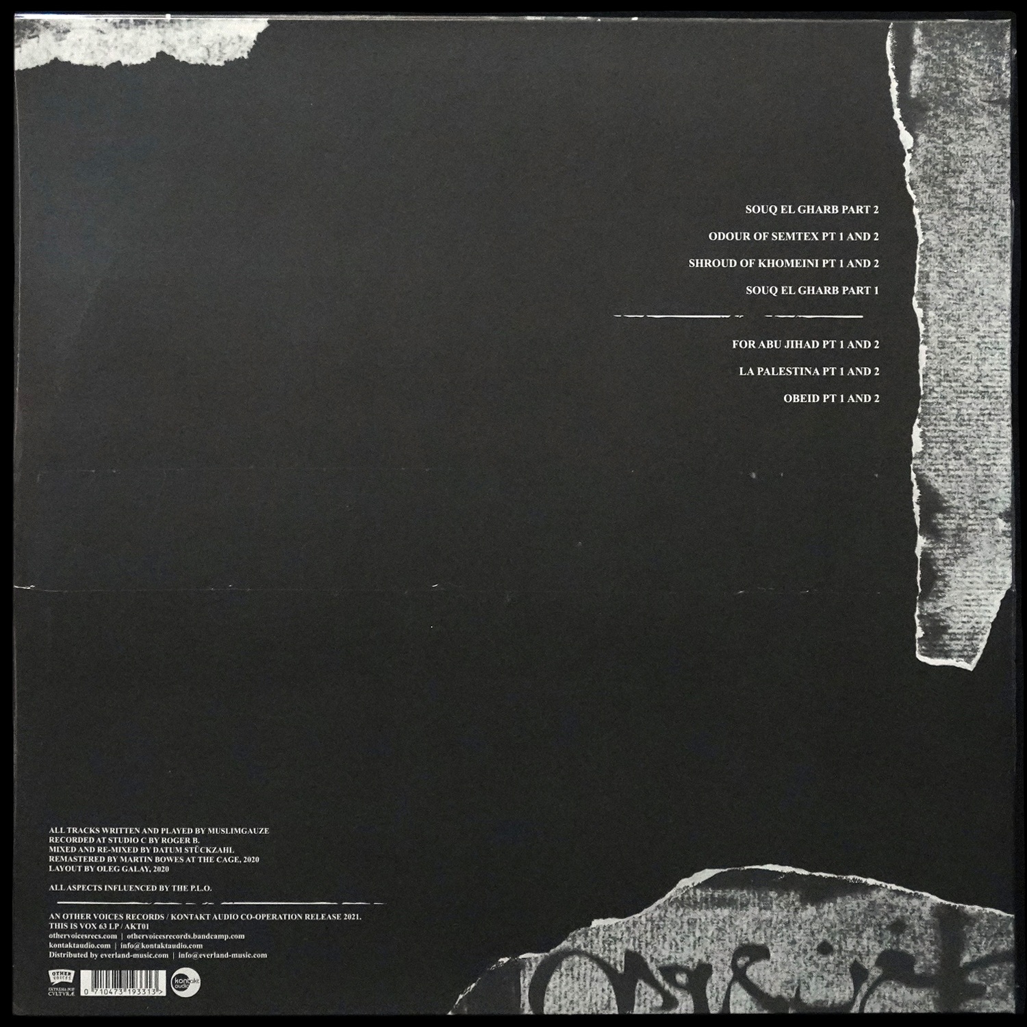 LP Muslimgauze — Uzi фото 2