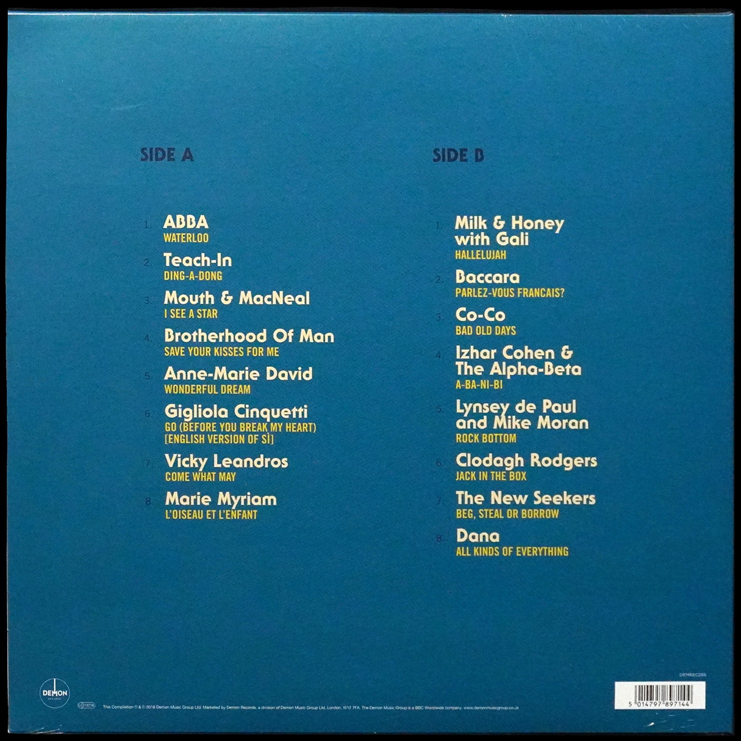 LP V/A — Seventies Euro Classics фото 2