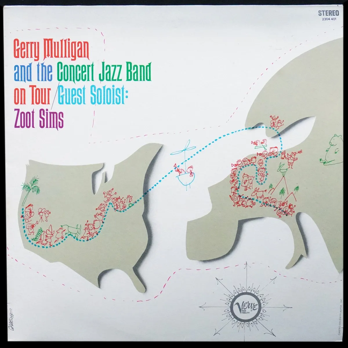 LP Gerry Mulligan — Gerry Mulligan And The Concert Jazz Band On Tour фото