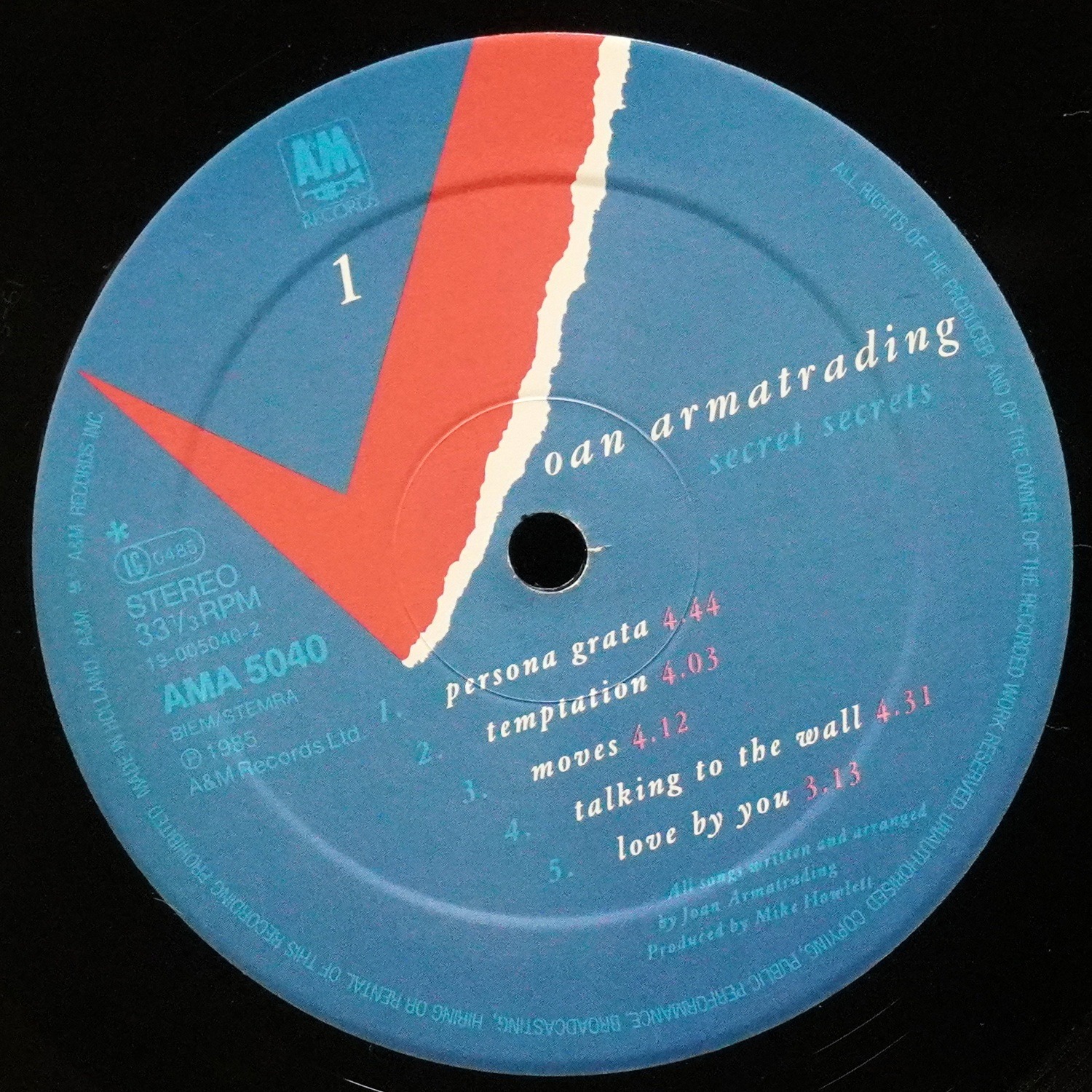 LP Joan Armatrading — Secret Secrets фото 2