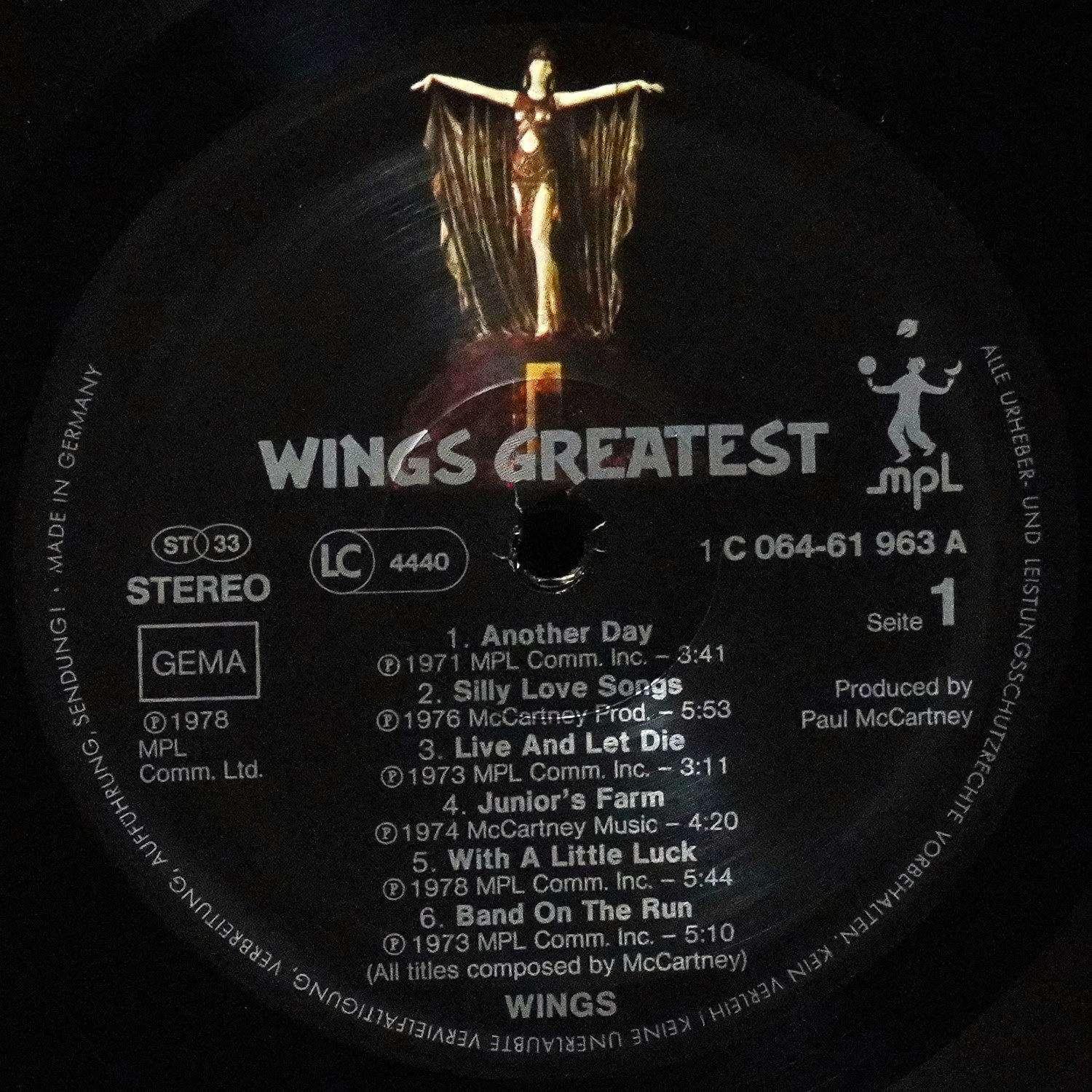LP Wings — Wings Greatest фото 3